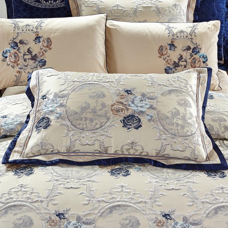 Oriental Jacquard Luxury Bedding Set (600 TC) - Duvet Covers