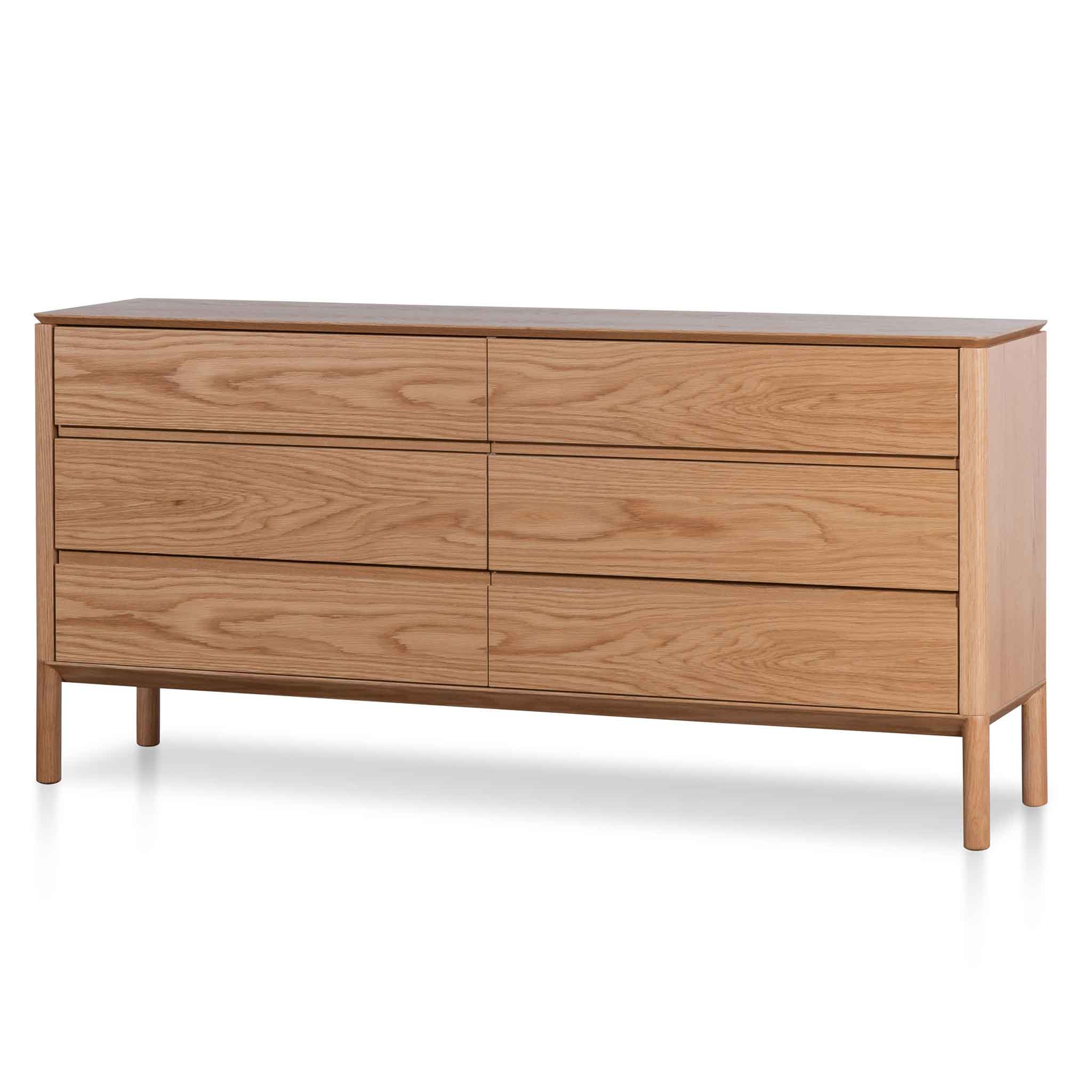 Owen 6 Drawers Wooden Chest - Natural - Dressers