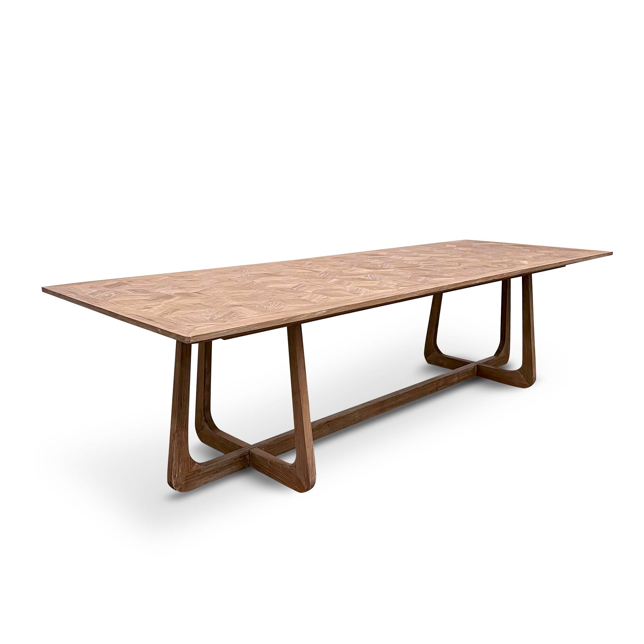 Palmero 3m Oak Dining Table - Natural - Dining Tables