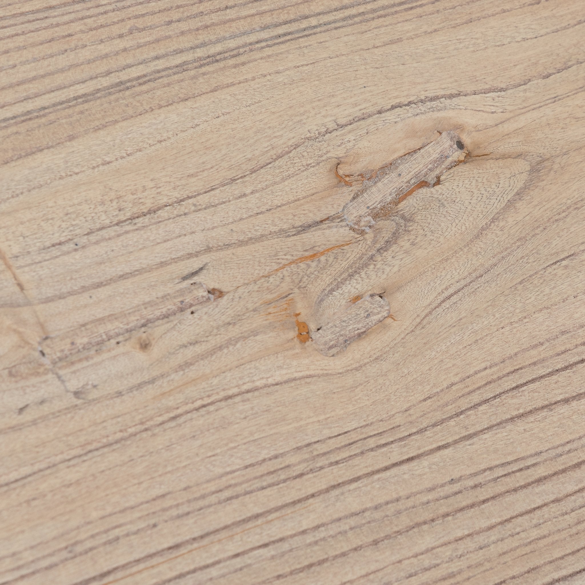 Parliment 2m Reclaimed Oak Wood Dining Table - Rustic Natural - Dining Tables