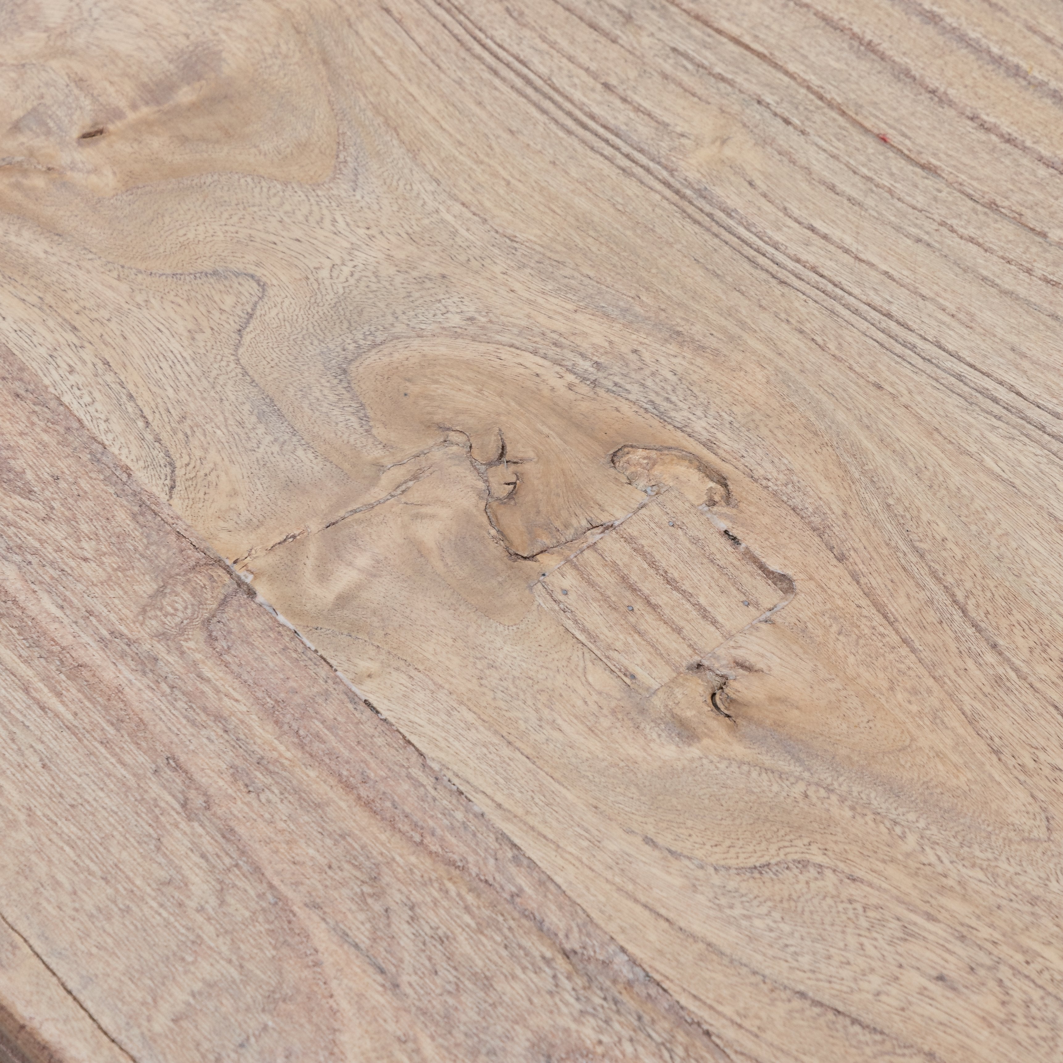 Parliment Reclaimed 2.4m oak Wood Dining Table - Rustic Natural - Dining Tables