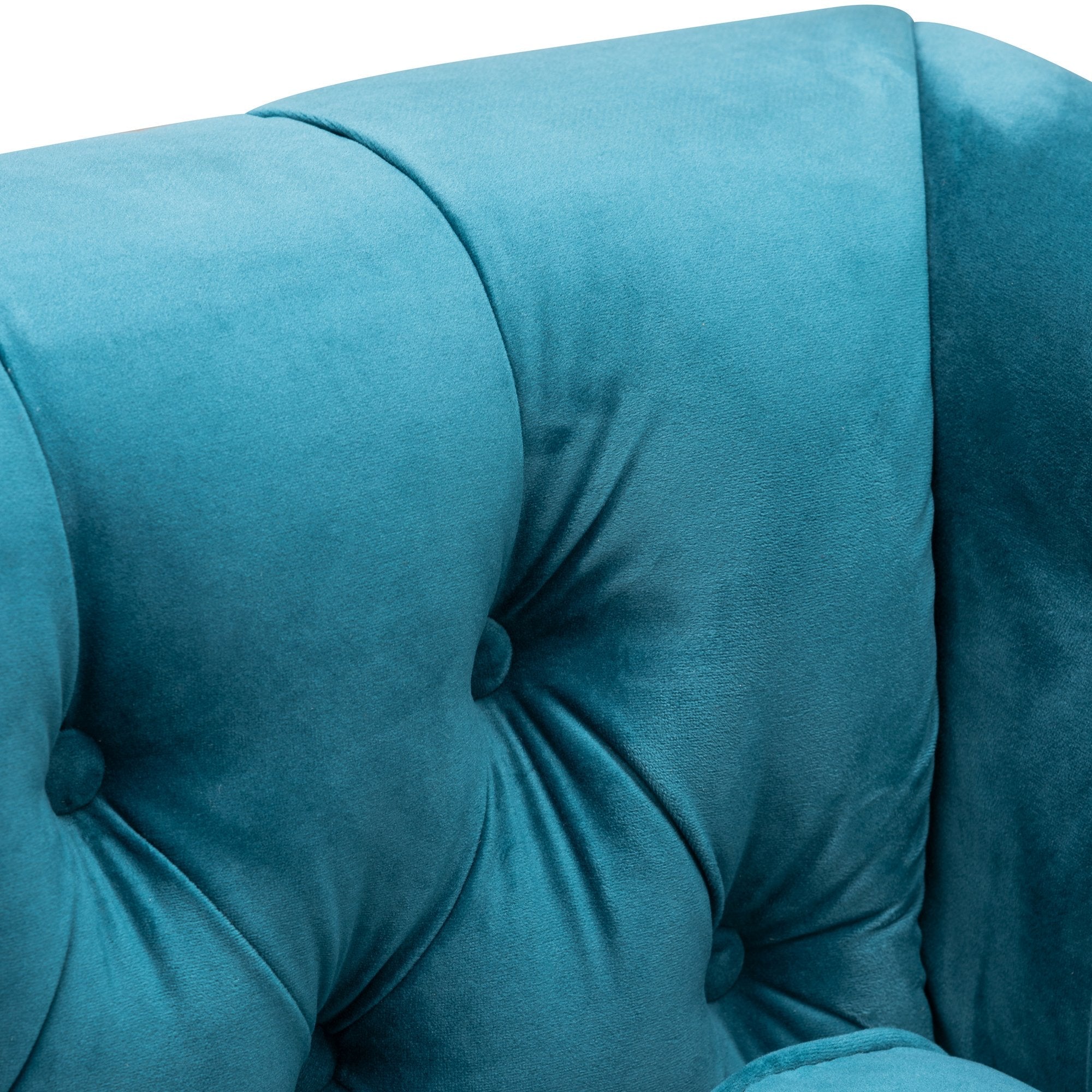 Penelope 3S Velvet Sofa - Turquoise - Sofas