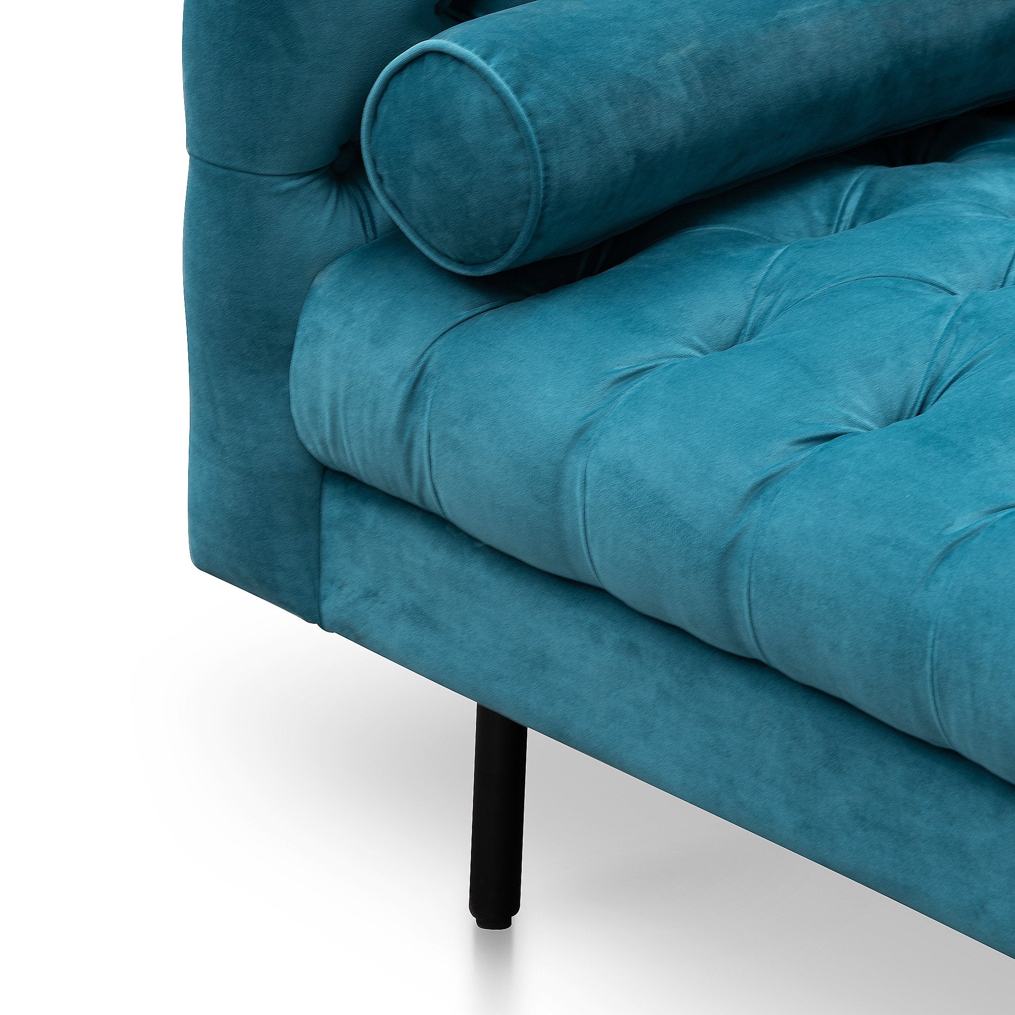Penelope 3S Velvet Sofa - Turquoise - Sofas