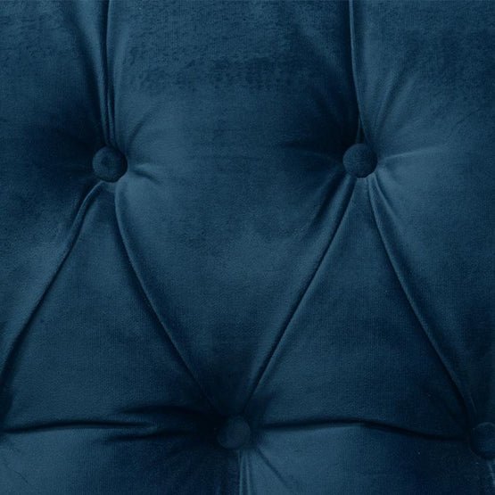 Penelope Chesterfield Lounge Chair - Navy Velvet - Armchairs