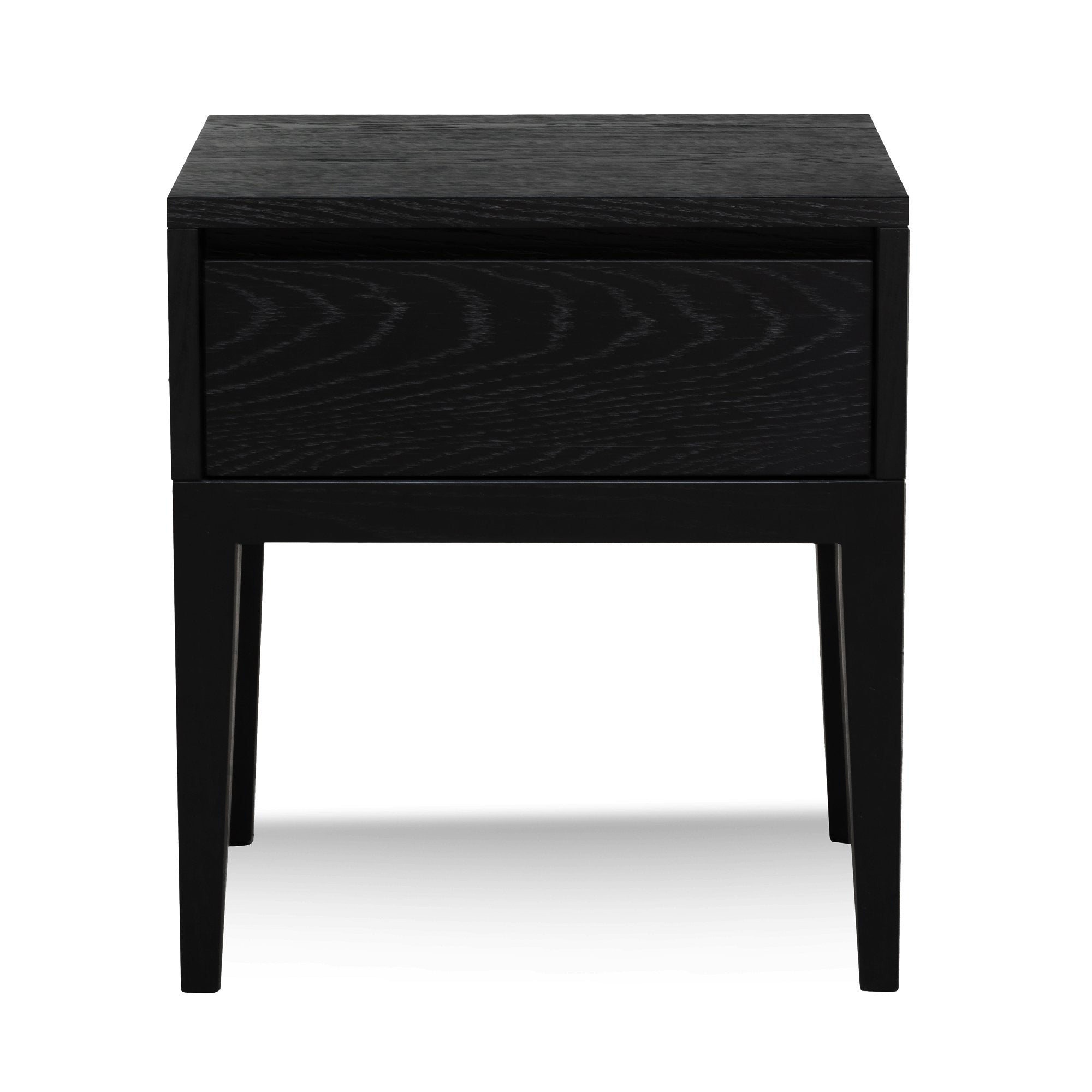 Preston Bedside Table - Black Oak - Bedside Tables