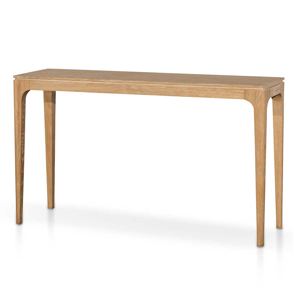 Puerto 1.4m Oak Console Table - Natural - Console