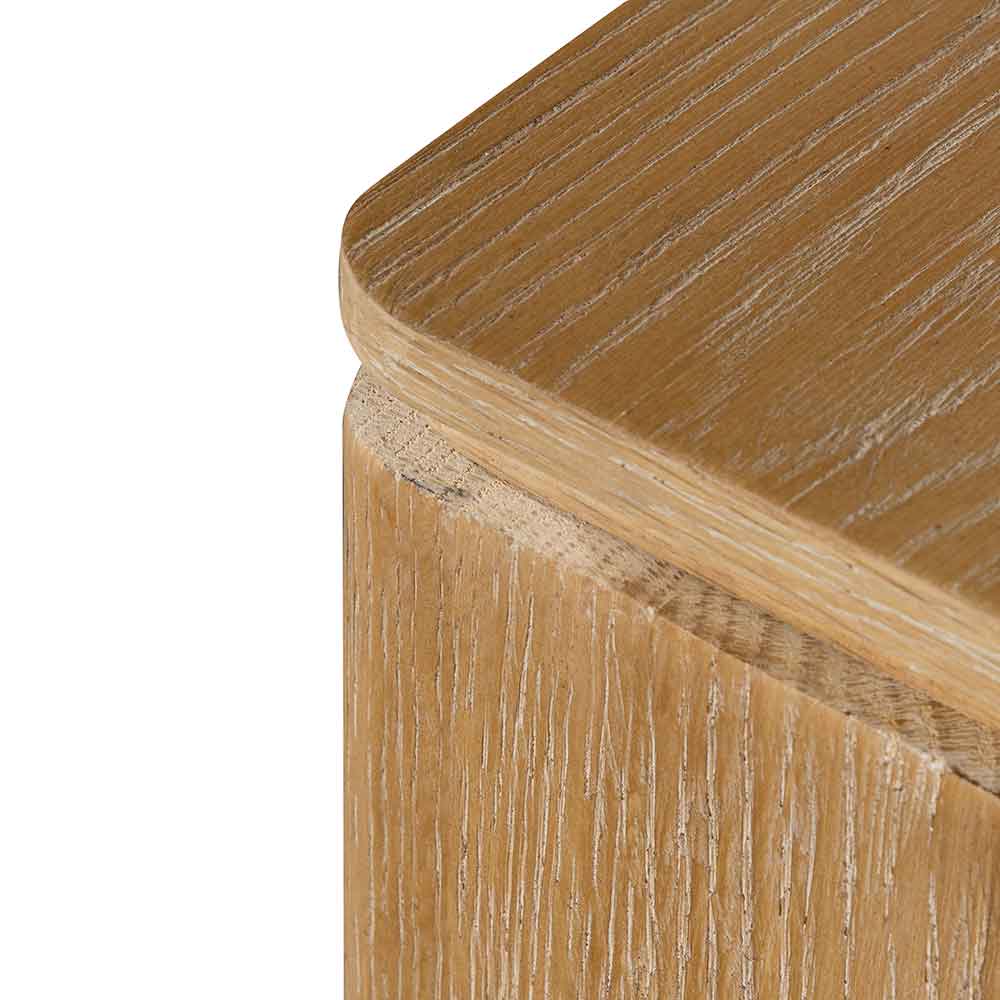 Puerto 1.4m Oak Console Table - Natural - Console