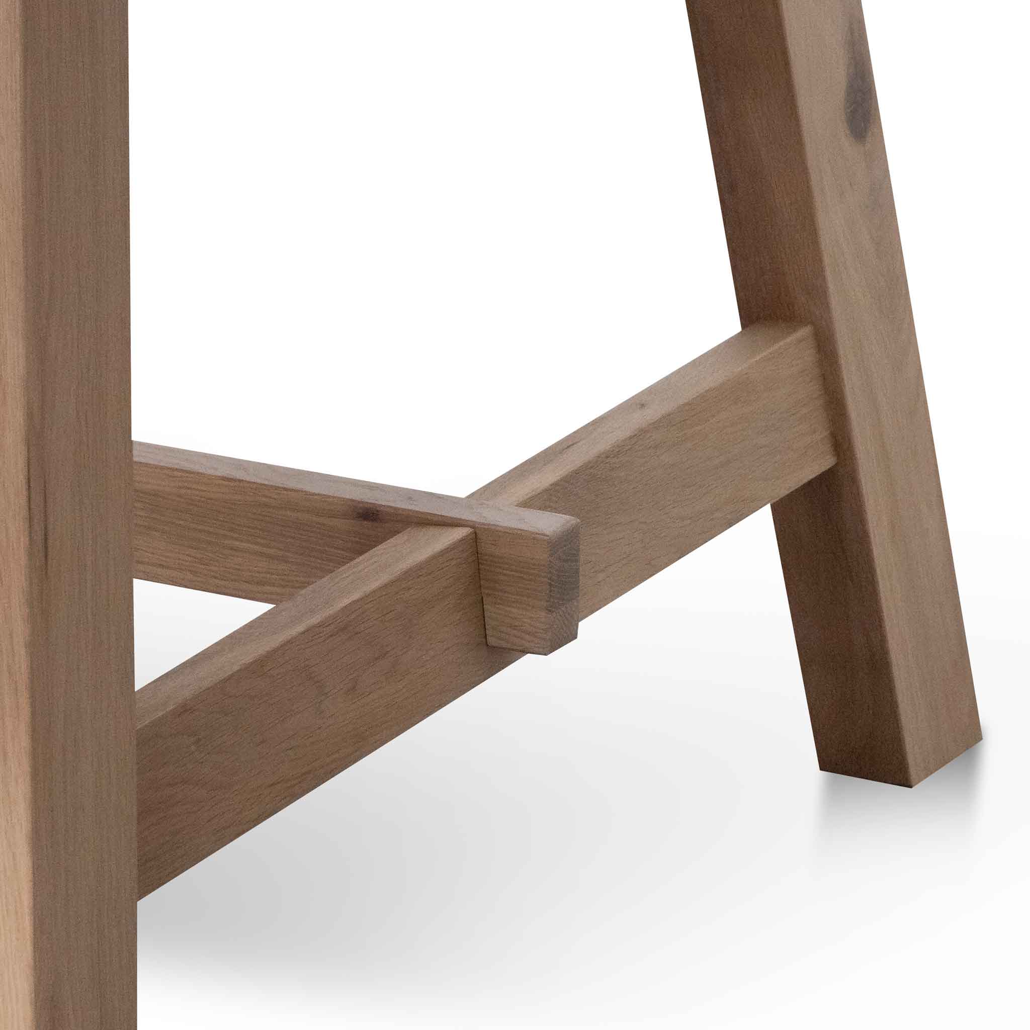 Quail 2.2m Wooden Dining Table - Washed Natural - Dining Tables