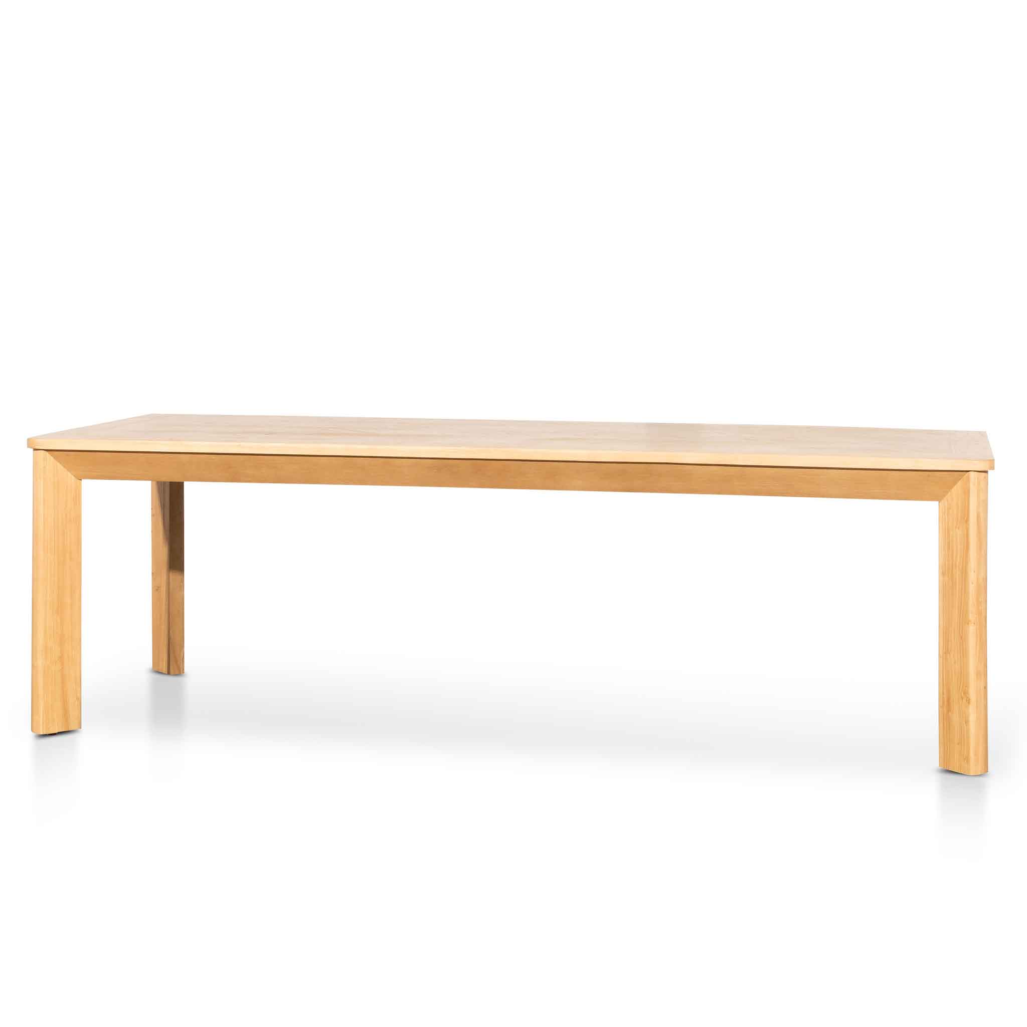 Reese 2.4m Wood Dining Table - Elm Distress Natural - Dining Tables