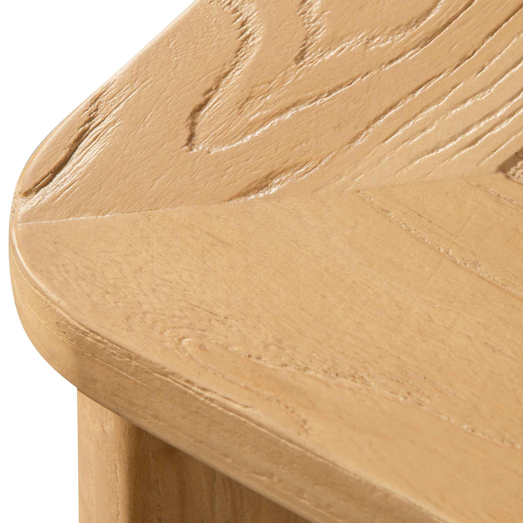 Reese 2.4m Wood Dining Table - Elm Distress Natural - Dining Tables