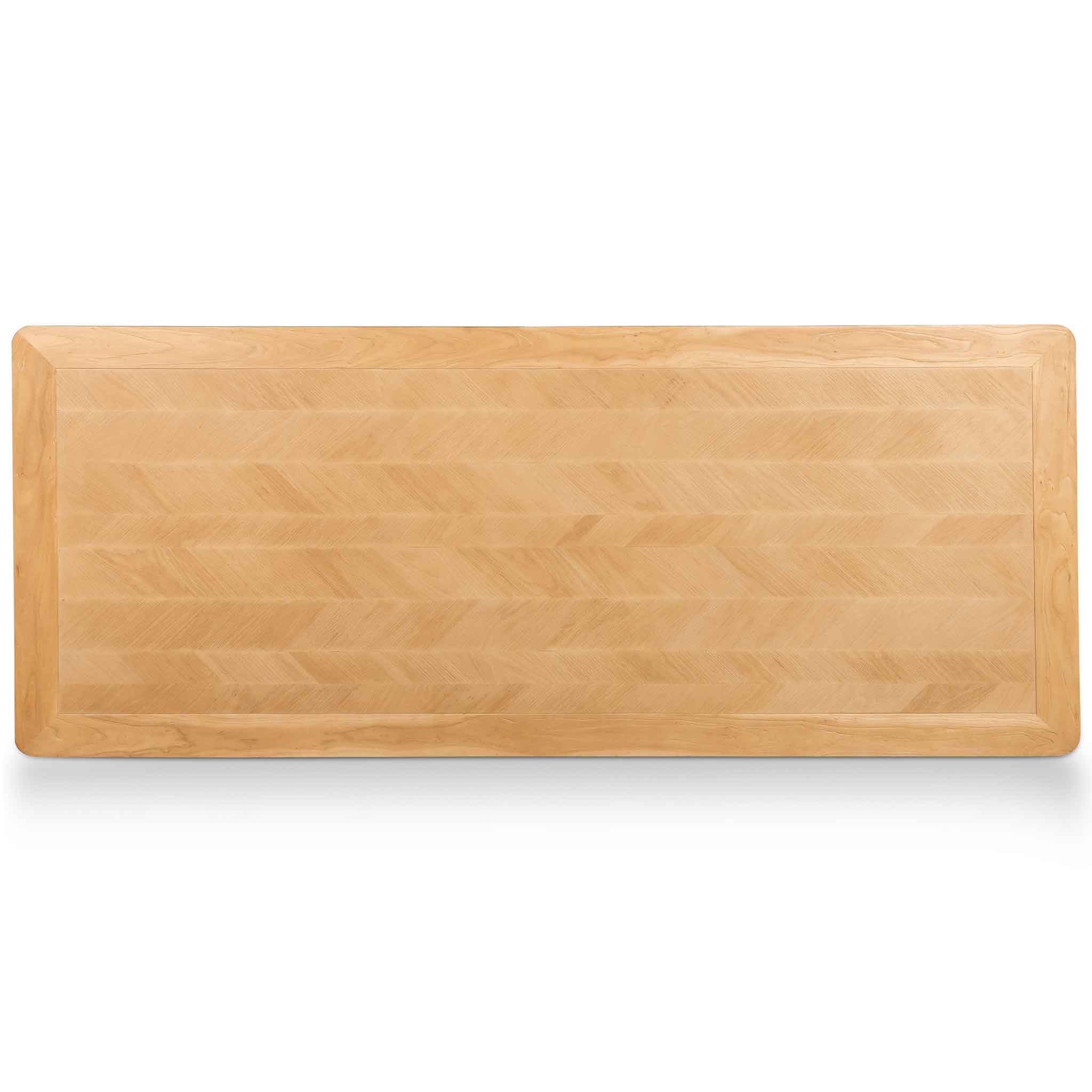 Reese 2.4m Wood Dining Table - Elm Distress Natural - Dining Tables