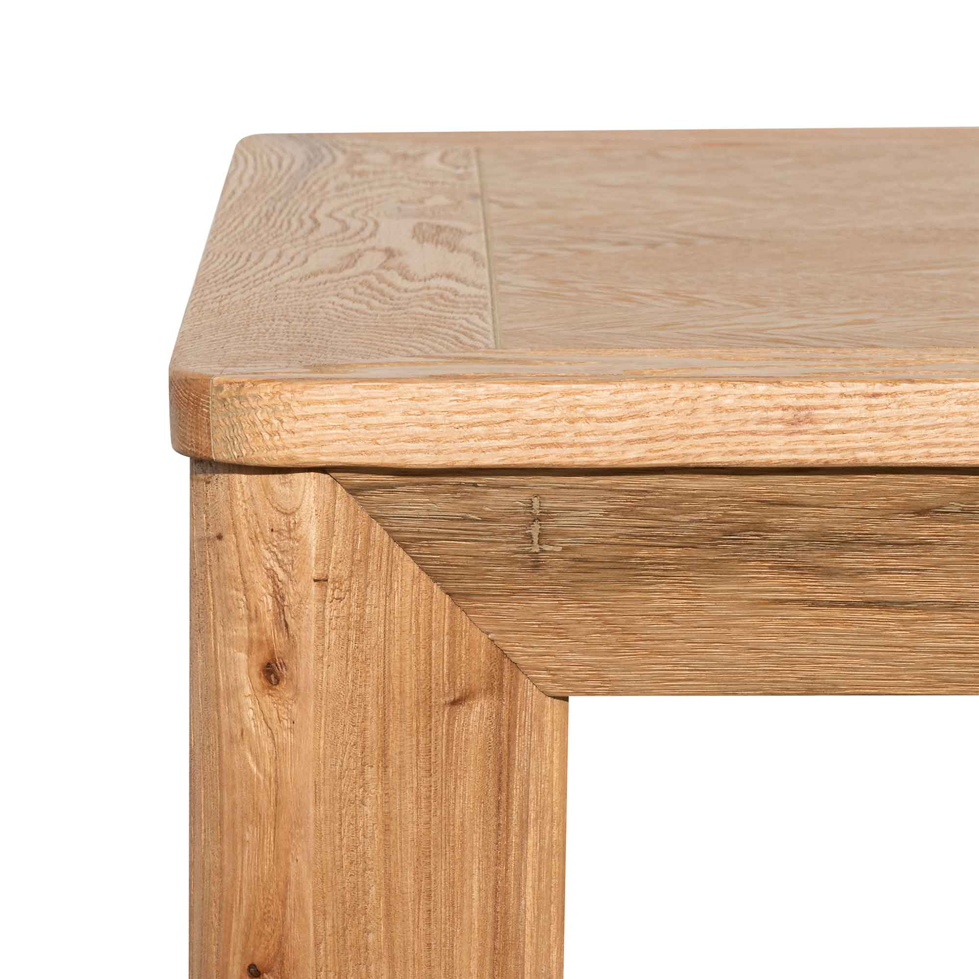 Reese 3m Wood Dining Table - Elm Distress Natural - Dining Tables