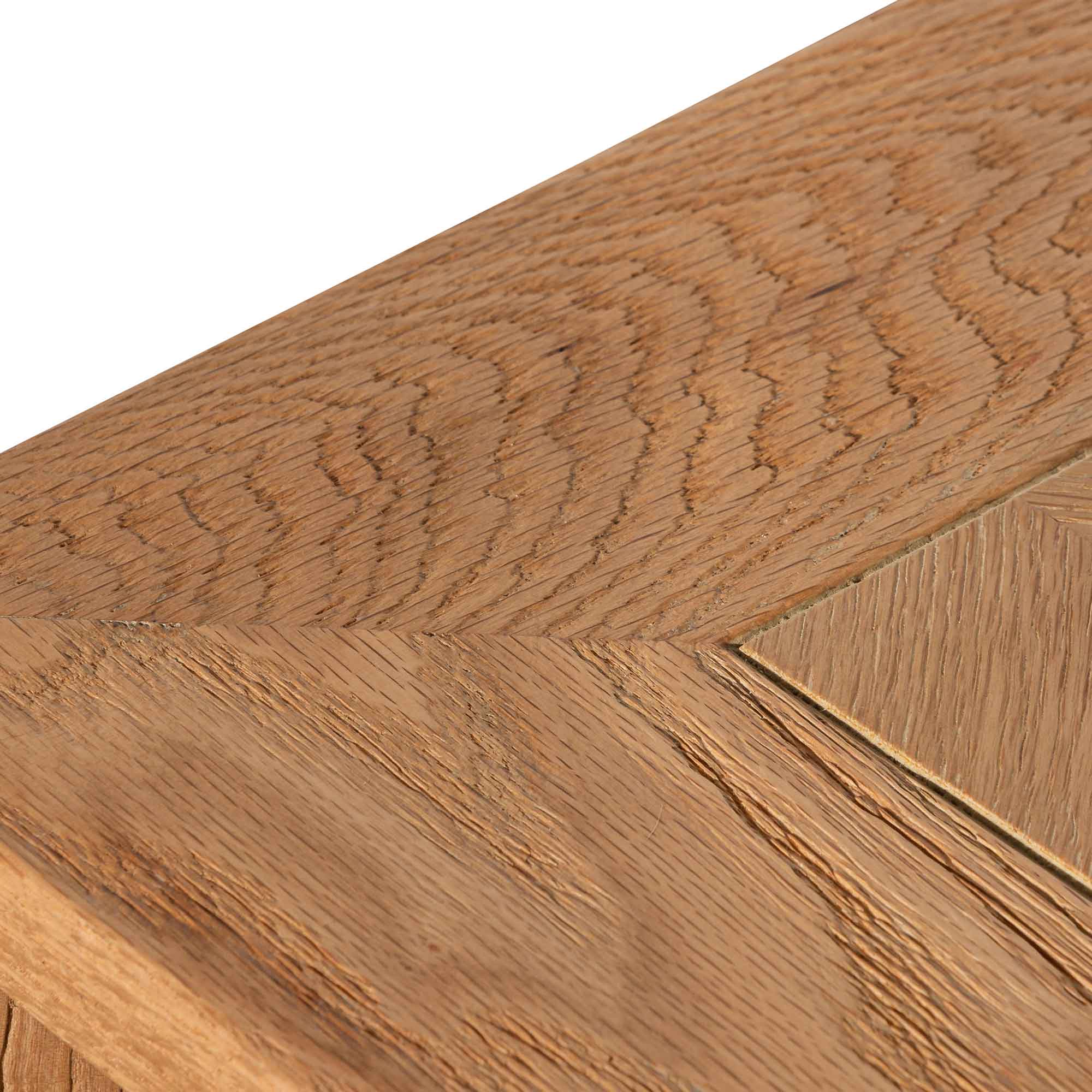 Reese 3m Wood Dining Table - Elm Distress Natural - Dining Tables