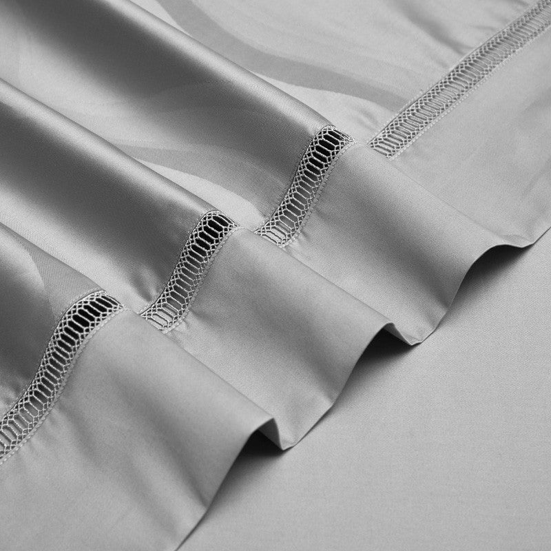 Rhodes Luxury Duvet Cover Set (Egyptian Cotton, 1000 TC) - Duvet Covers