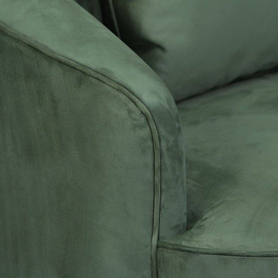 Ronan Armchair - Dark Green Velvet - Armchairs