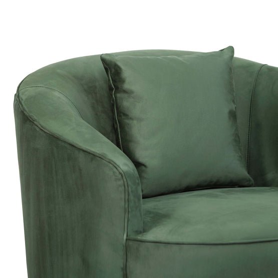 Ronan Armchair - Dark Green Velvet - Armchairs