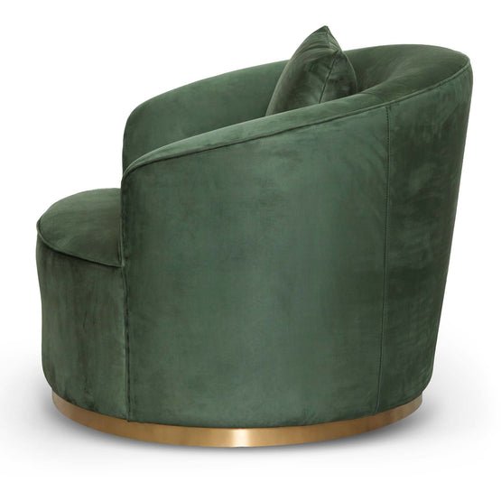 Ronan Armchair - Dark Green Velvet - Armchairs