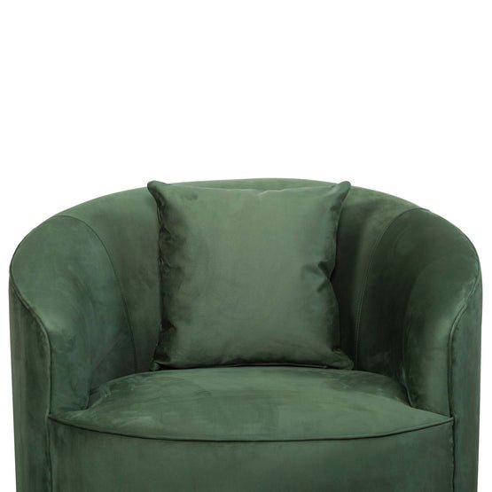 Ronan Armchair - Dark Green Velvet - Armchairs