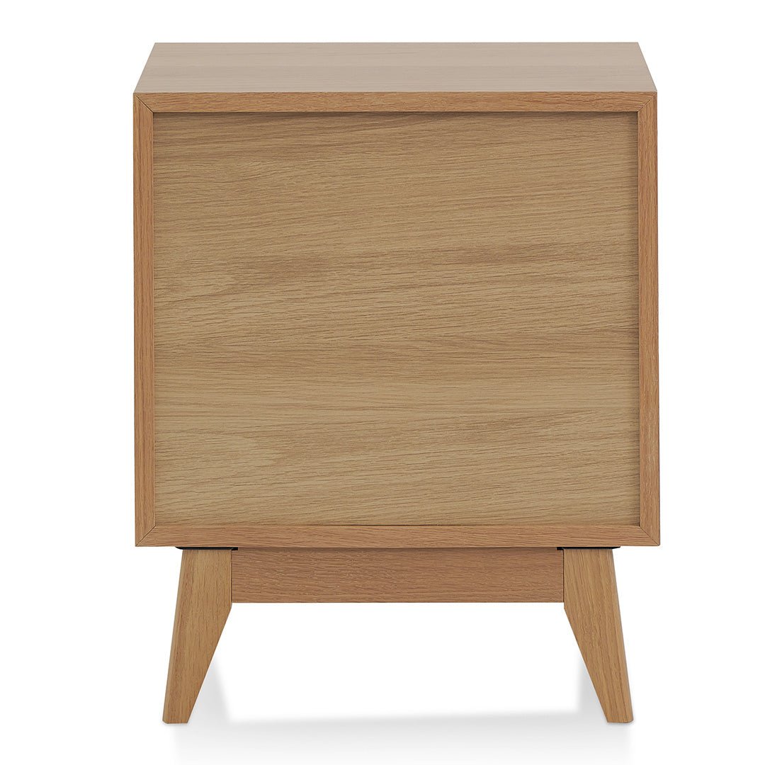 Ruby 2 Drawer Bedside Table - Natural Oak - Bedside Tables