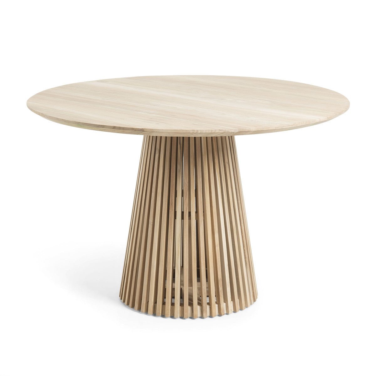 Rume Solid Timber Round Dining Table - Natural - Dining Tables