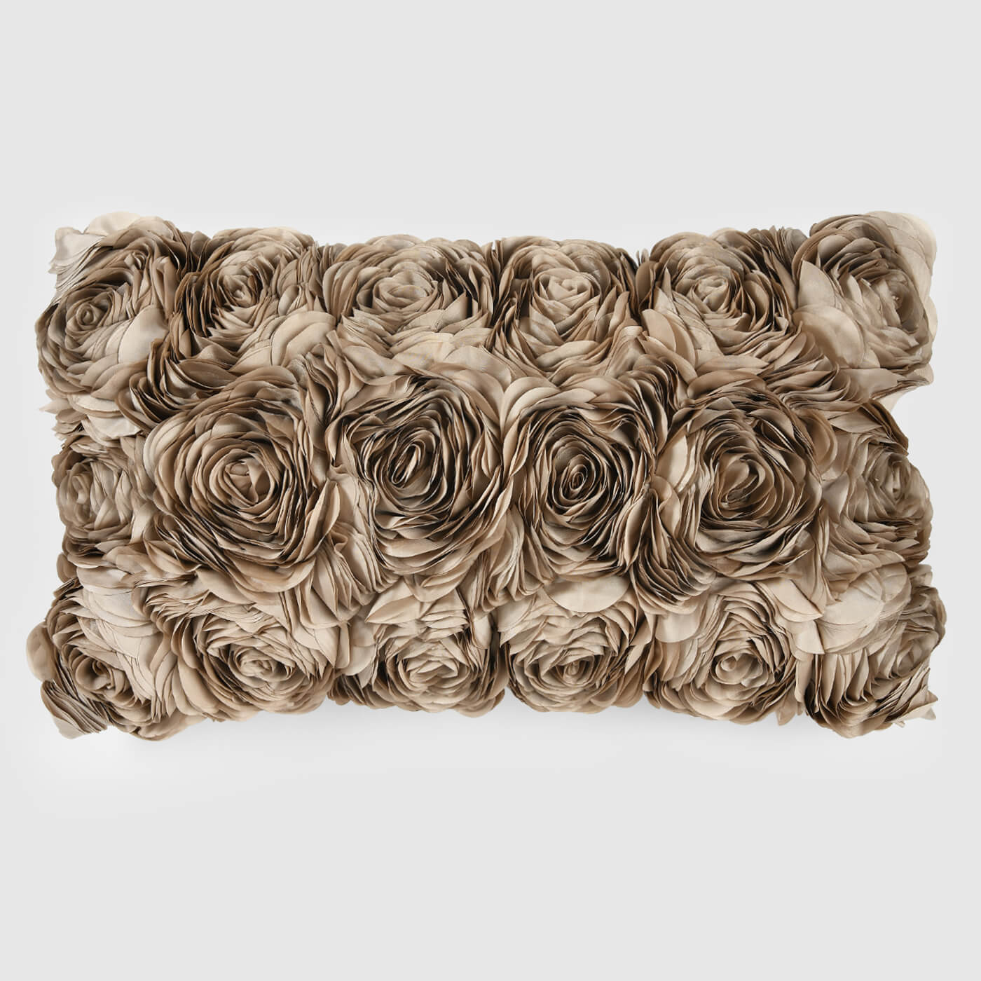 Ruza Ruffle Pillow Cover , Gold - Pillow Covers