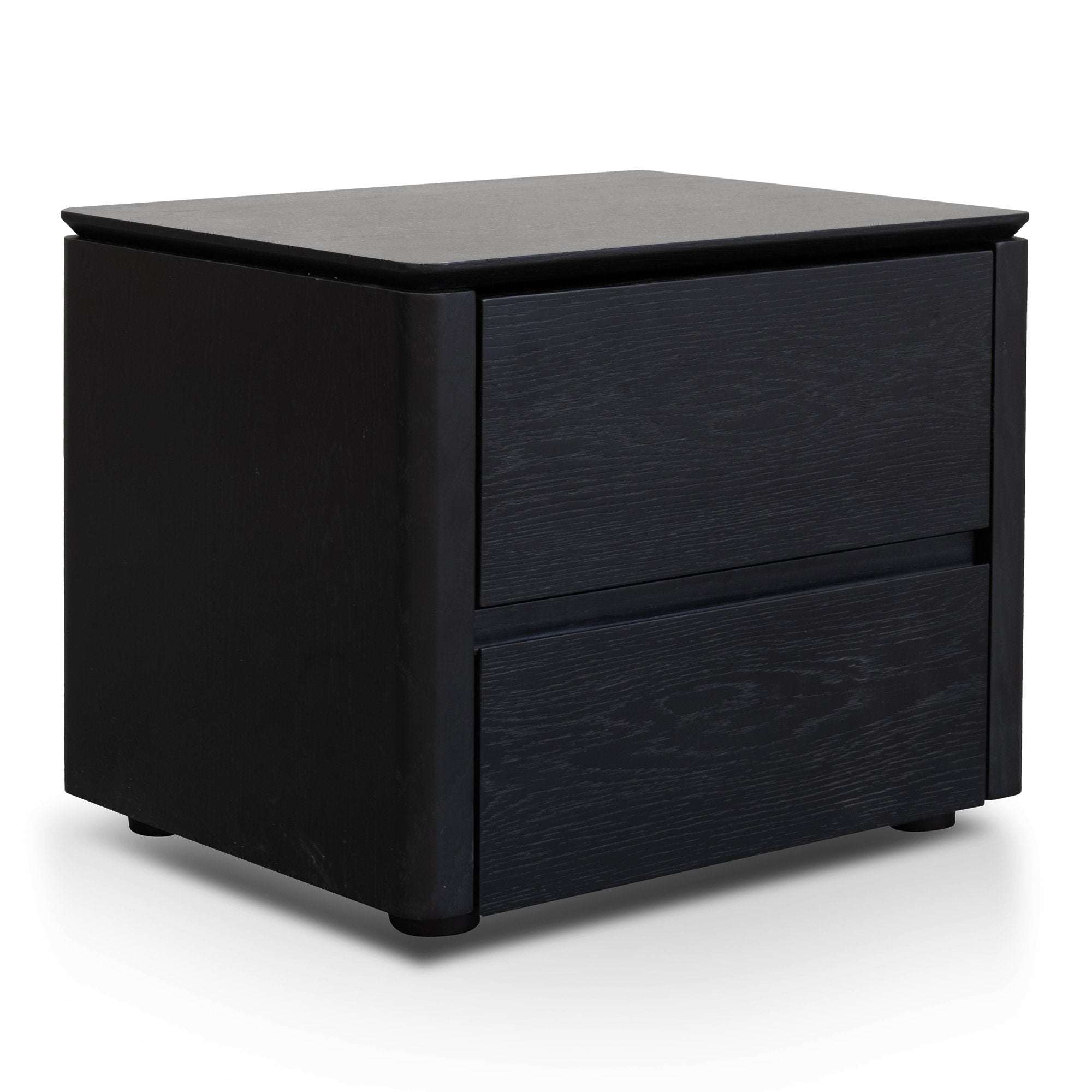 Rylee Bedside Table - Black Oak Veneer - Bedside Tables