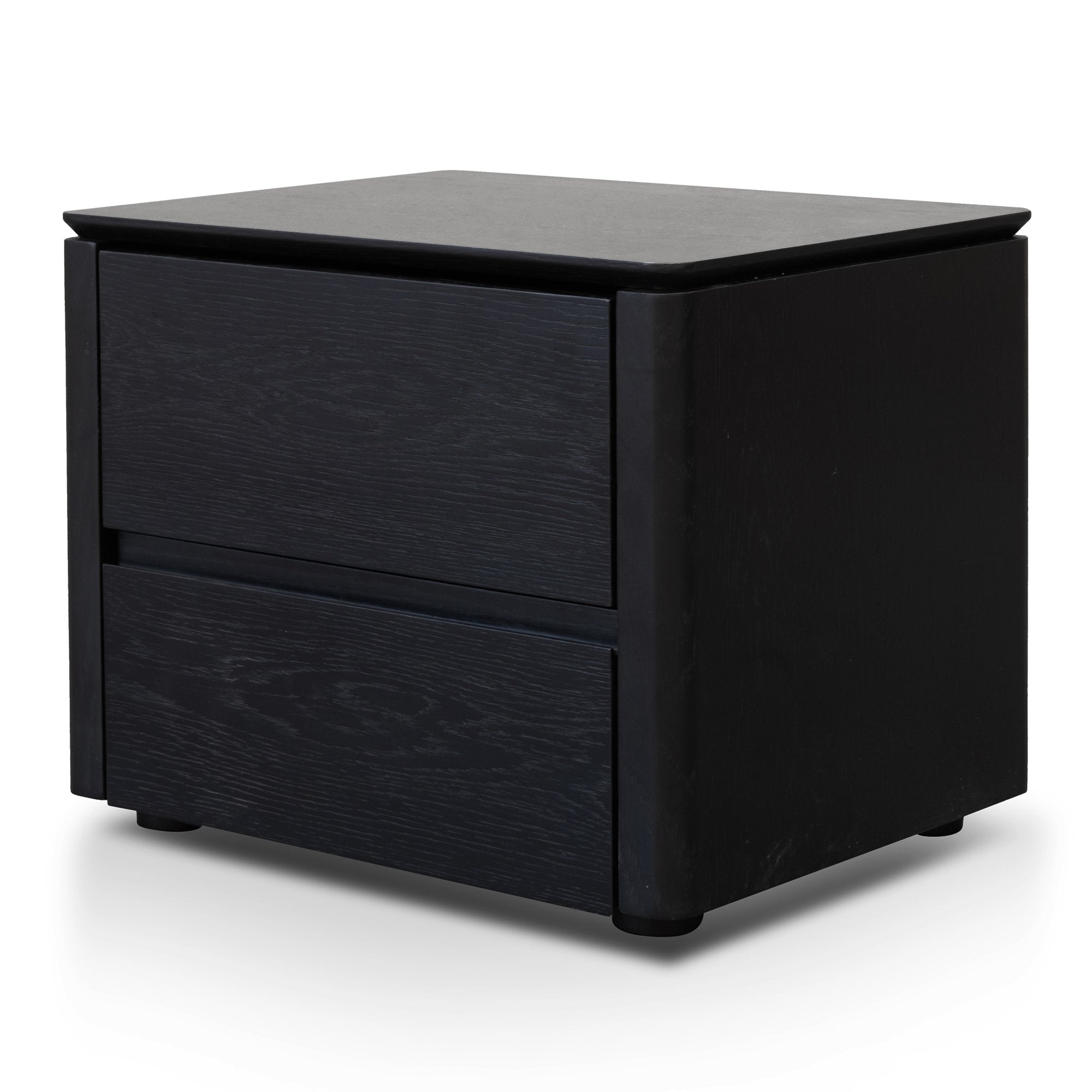 Rylee Bedside Table - Black Oak Veneer - Bedside Tables