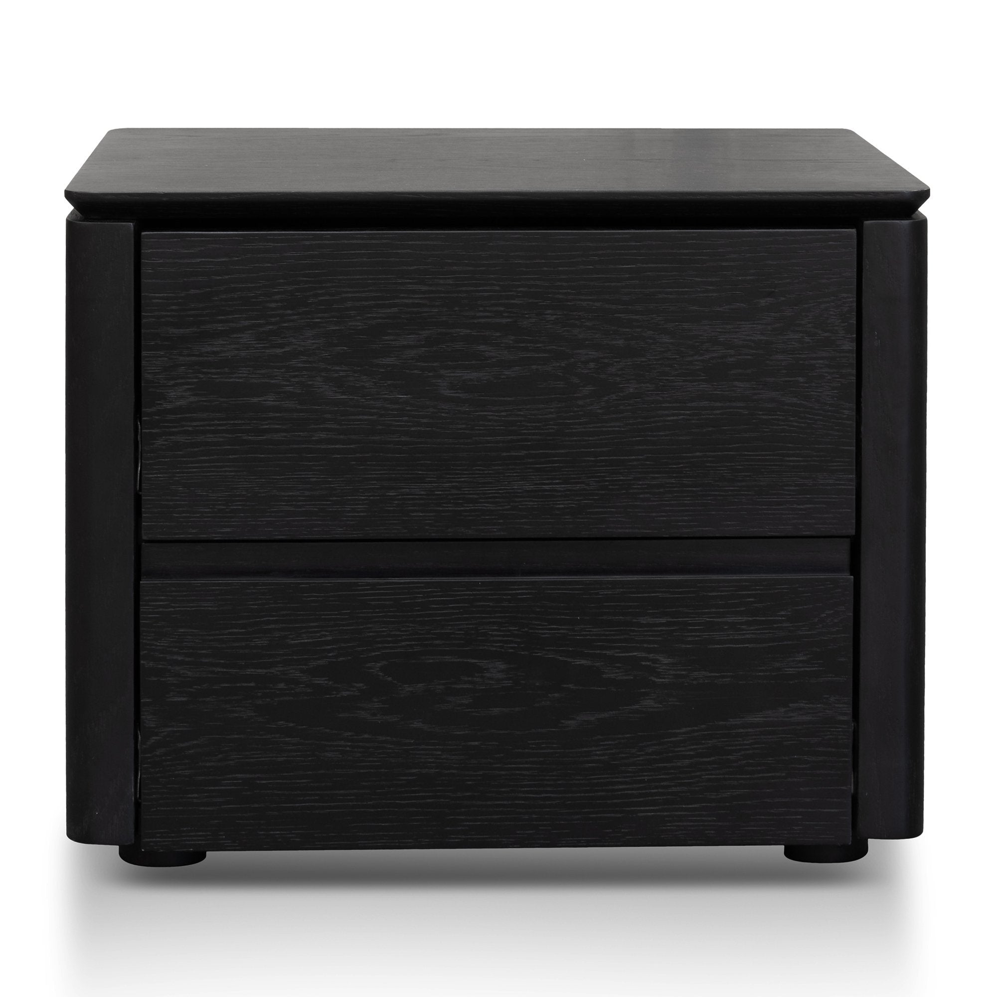 Rylee Bedside Table - Black Oak Veneer - Bedside Tables