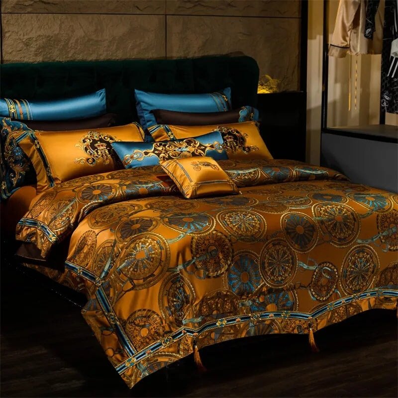 Sahara Duvet Cover Set (Egyptian Cotton, 600 TC) - Duvet Covers