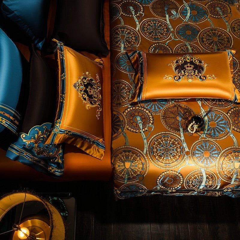 Sahara Duvet Cover Set (Egyptian Cotton, 600 TC) - Duvet Covers