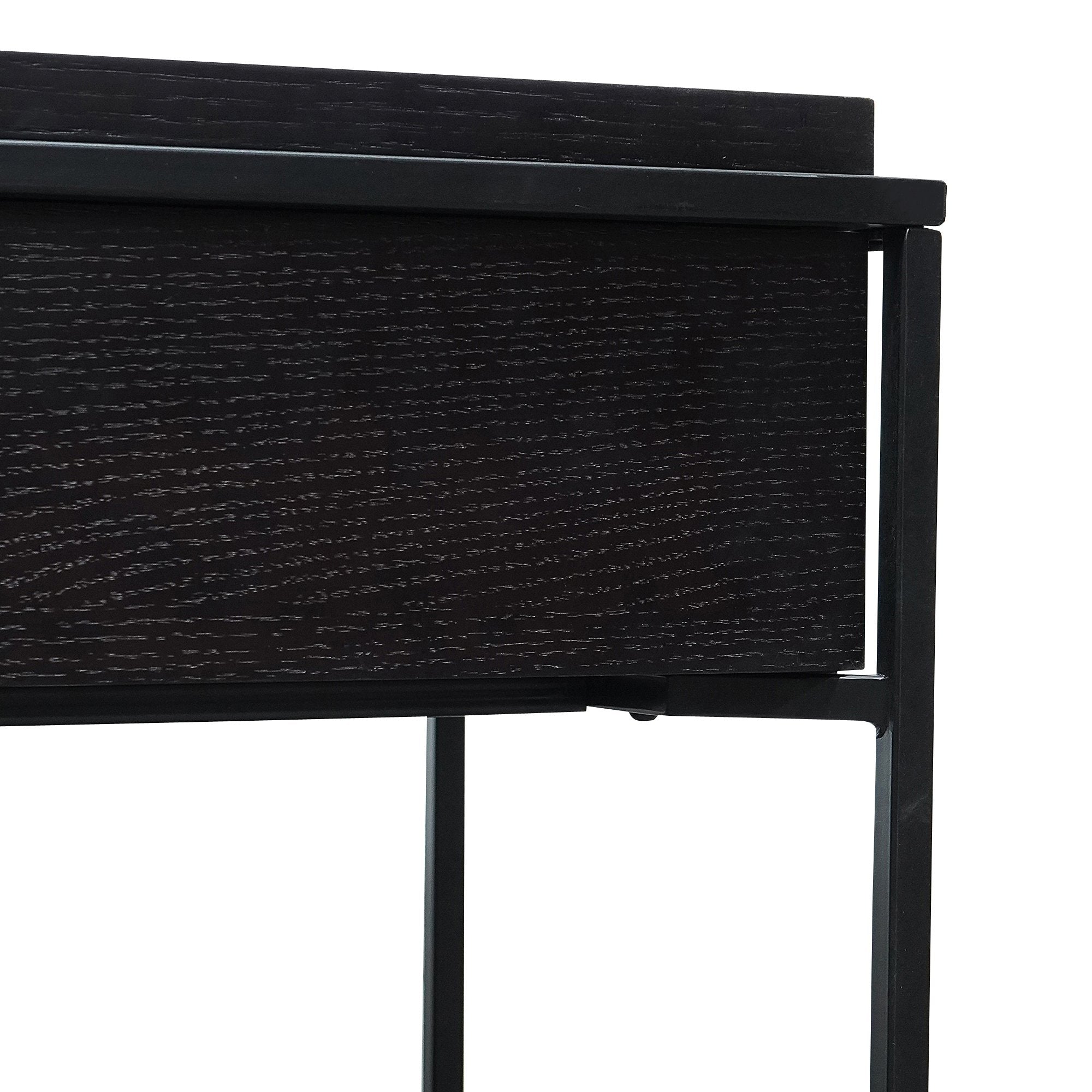 Selena Wooden TV Entertainment Unit - Full Black - TV Units