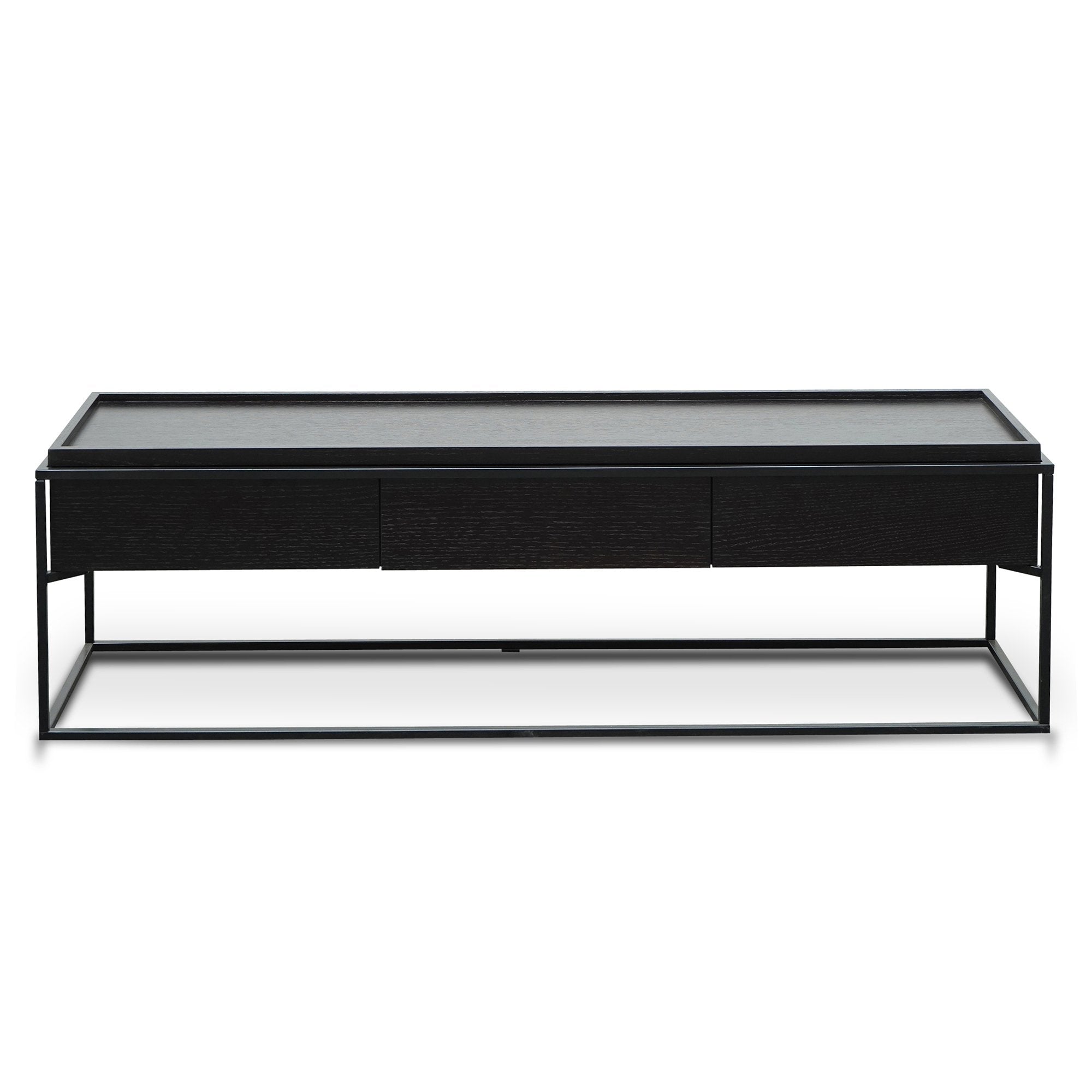 Selena Wooden TV Entertainment Unit - Full Black - TV Units