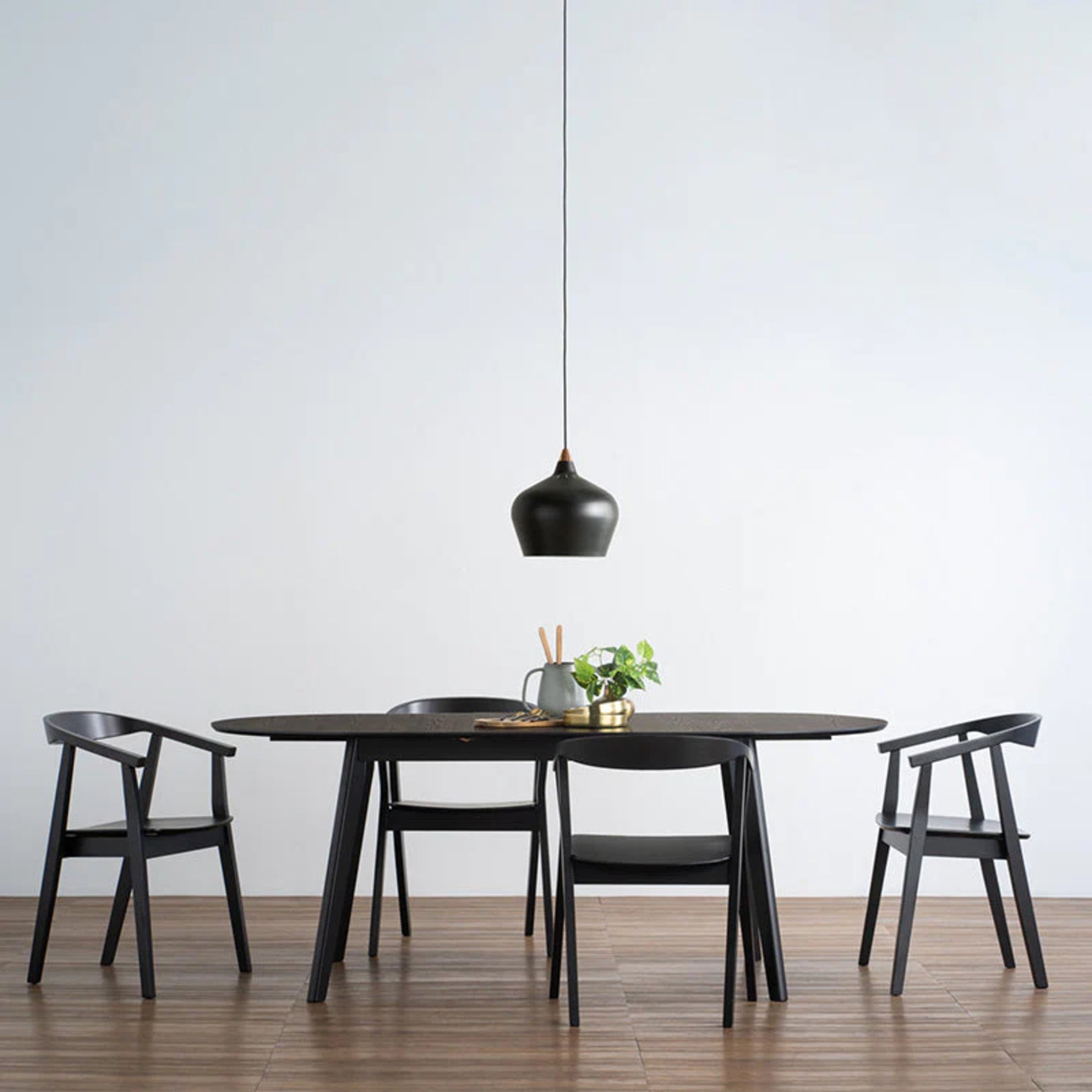 Selma Wooden Dining Chair - Black - Dining Chairs