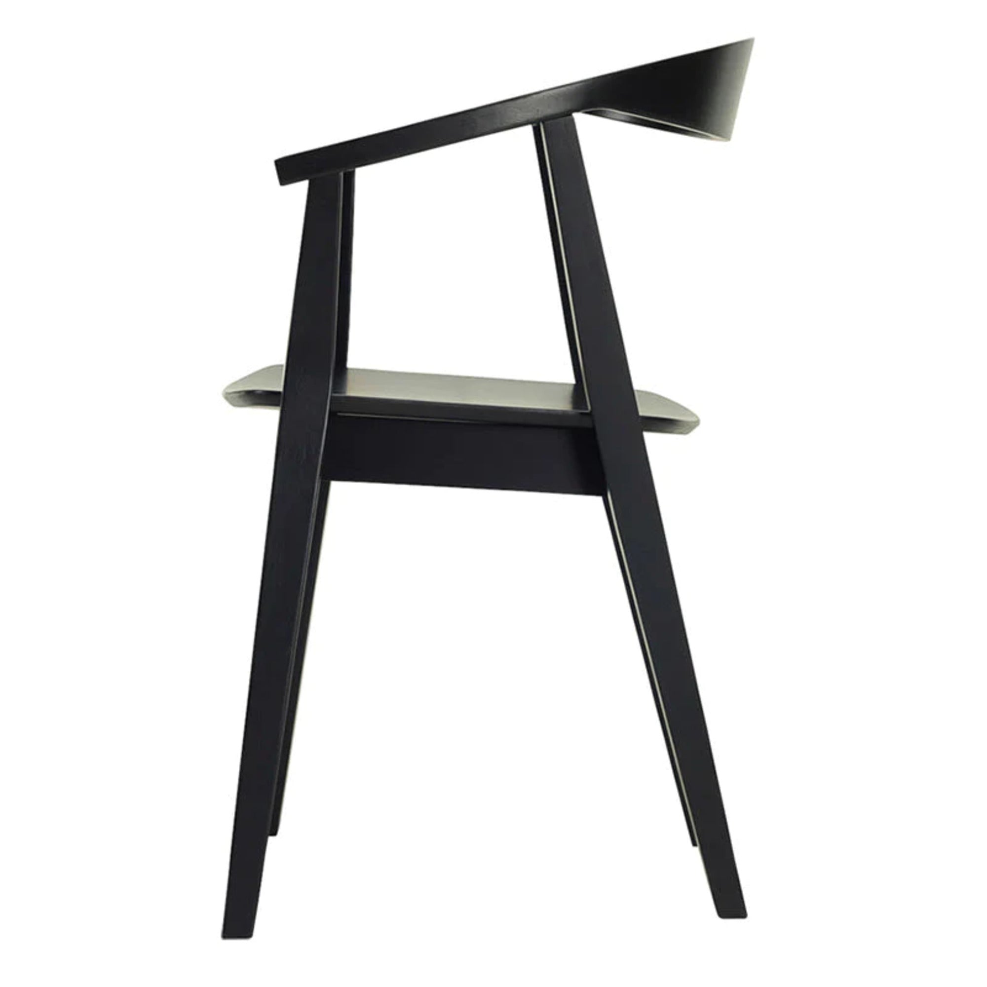 Selma Wooden Dining Chair - Black - Dining Chairs