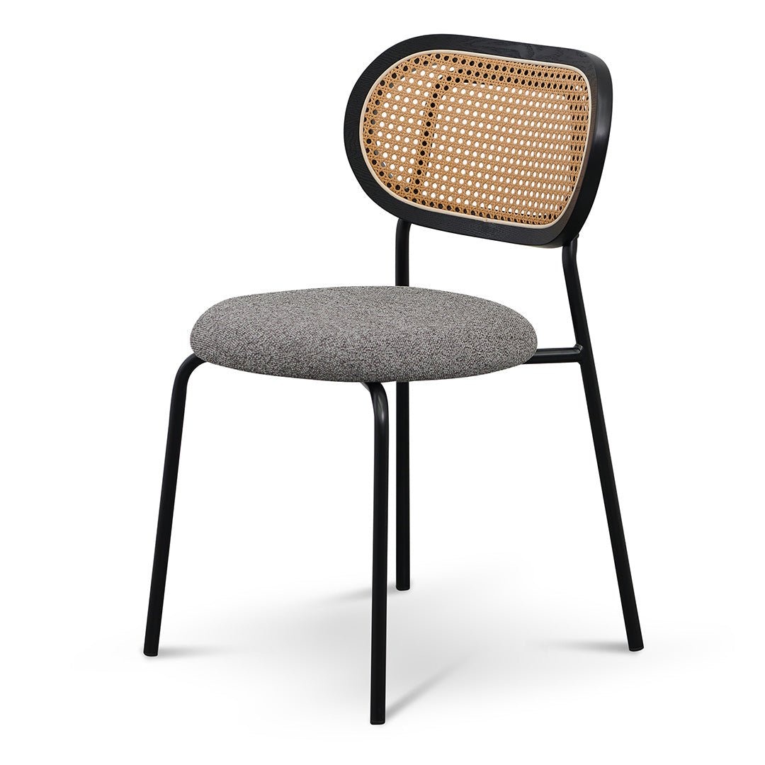 Set of 2 Arthur Dining Chair - Spec Charcoal - Dining Chairs