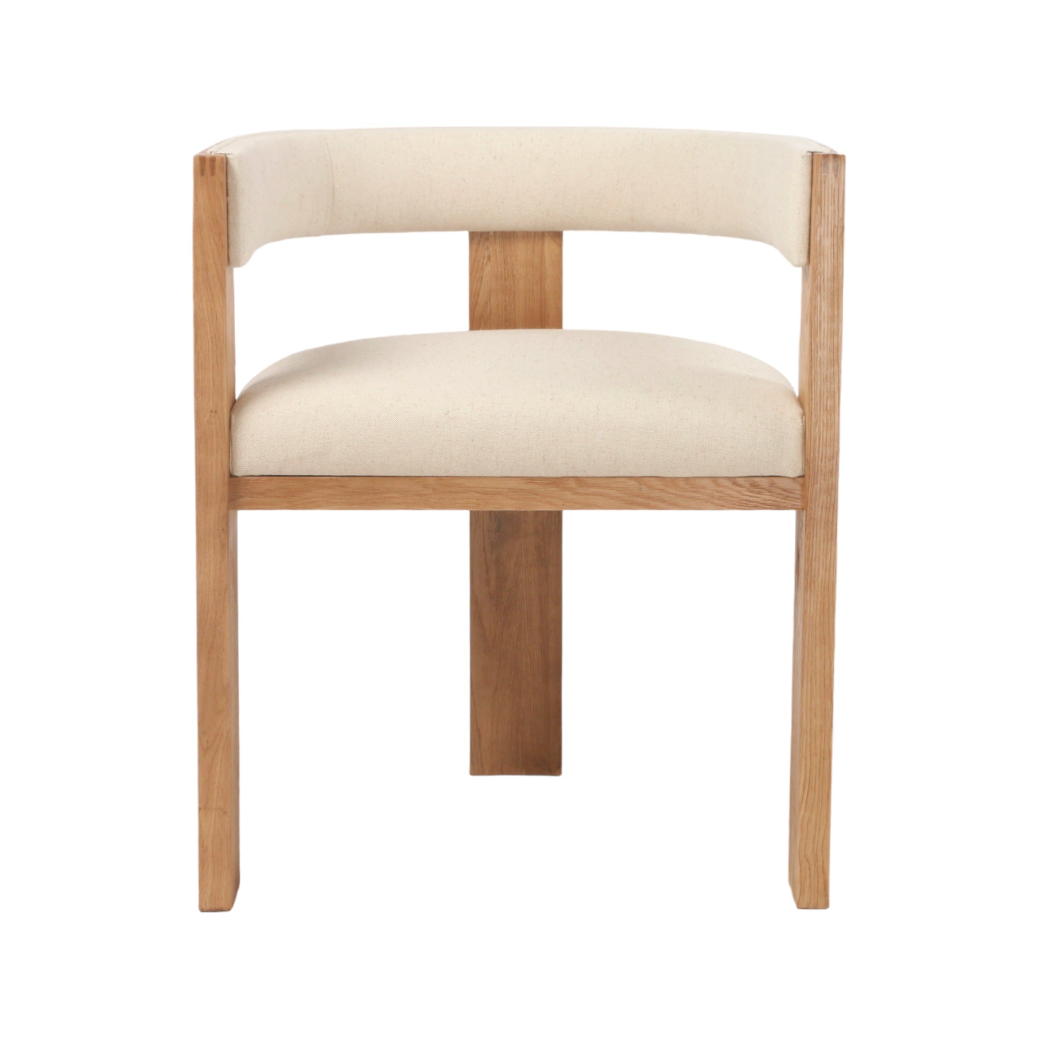 Set of 2 Elise Elm Dining Chair - Light Beige - Dining Chairs