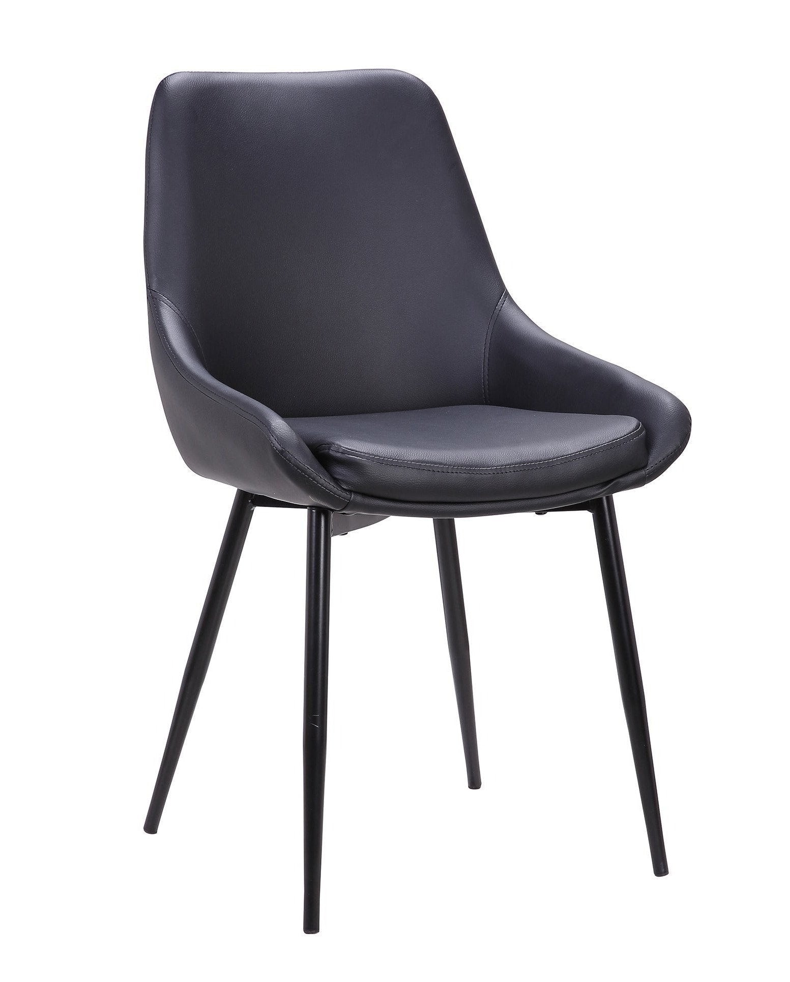 Set of 2 Millie Dining Chair - Black - Dining Chairs