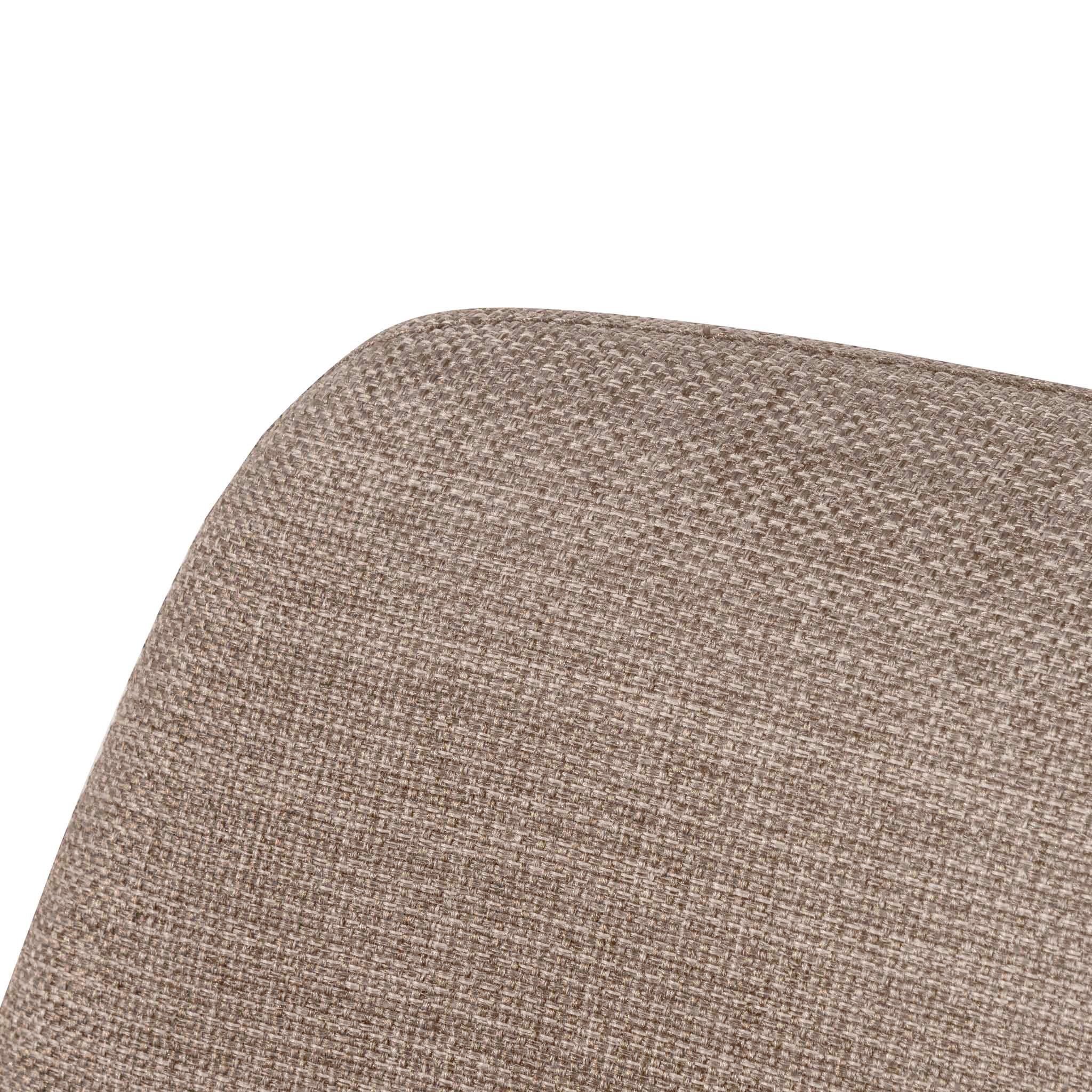 Set of 2 Millie Fabric Dining Chair - Brown Grey - Dining Chairs