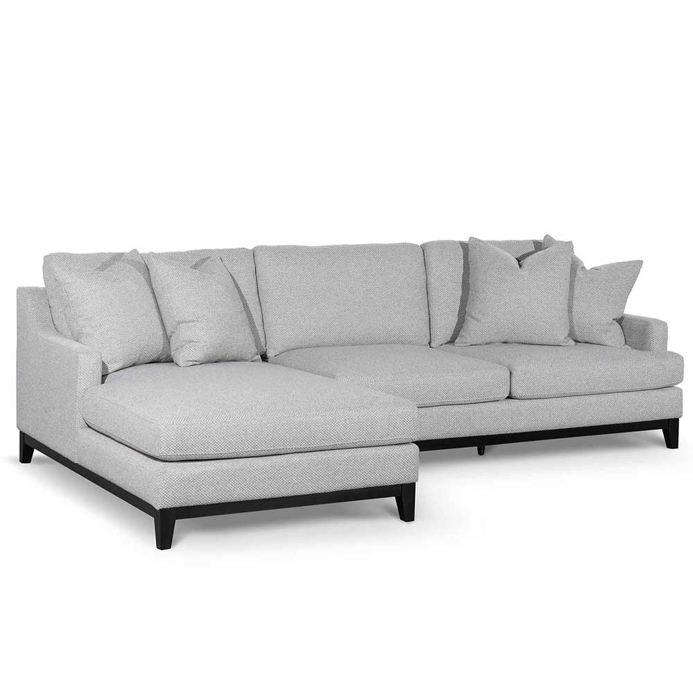 Sofia 3S Left Chaise Sofa - Granite Grey - Sofas