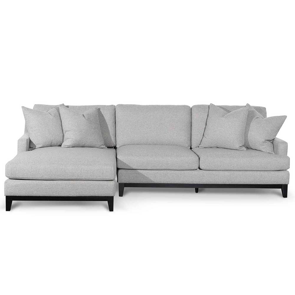 Sofia 3S Left Chaise Sofa - Granite Grey - Sofas