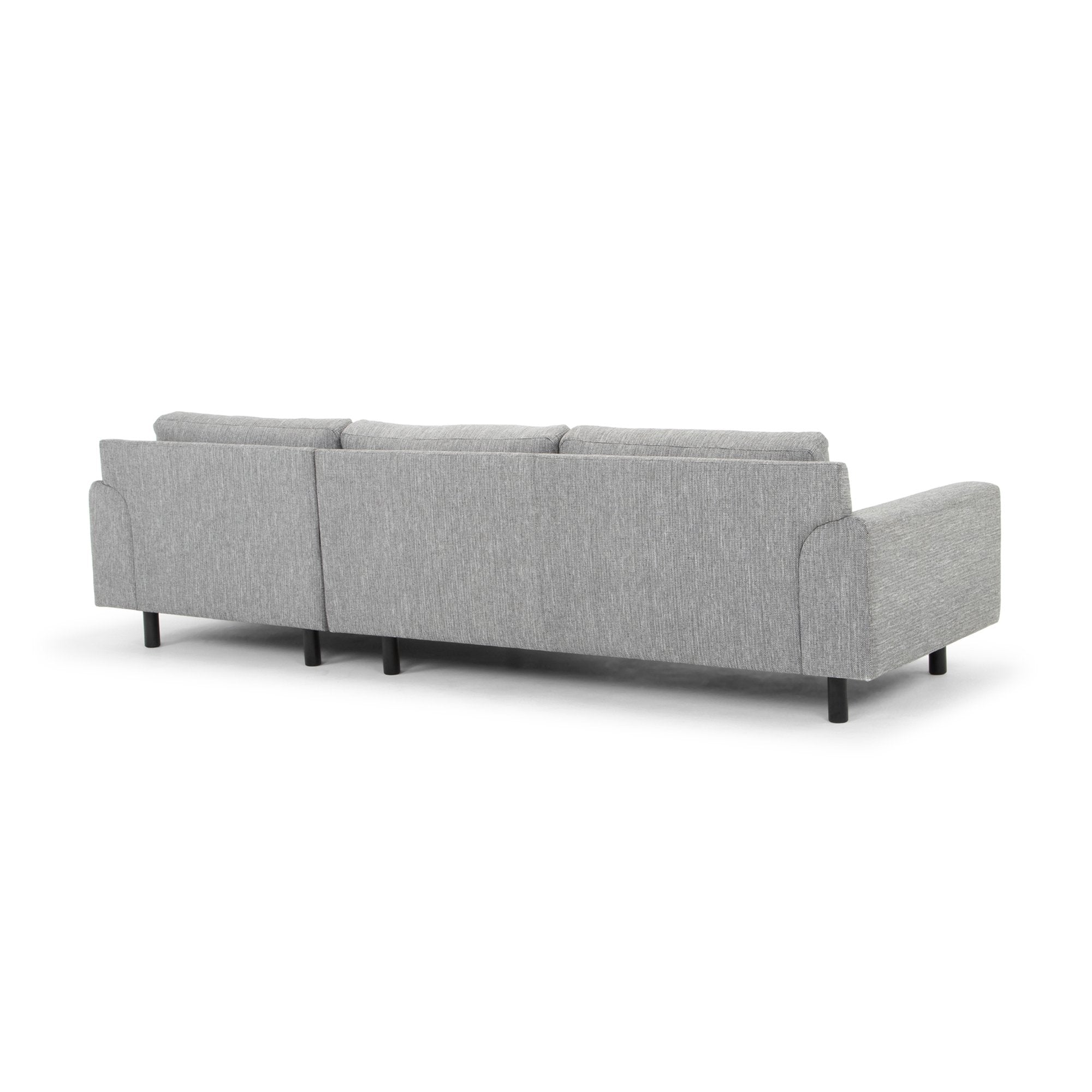 Sophia 3S Right Chaise Sofa - Graphite Grey - Sofas