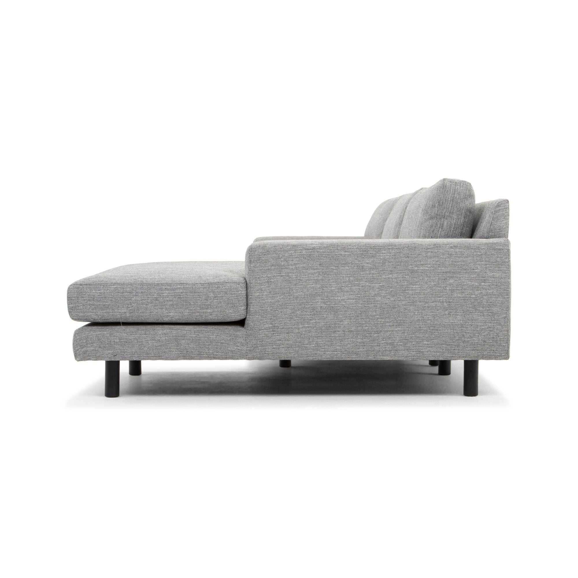 Sophia 3S Right Chaise Sofa - Graphite Grey - Sofas