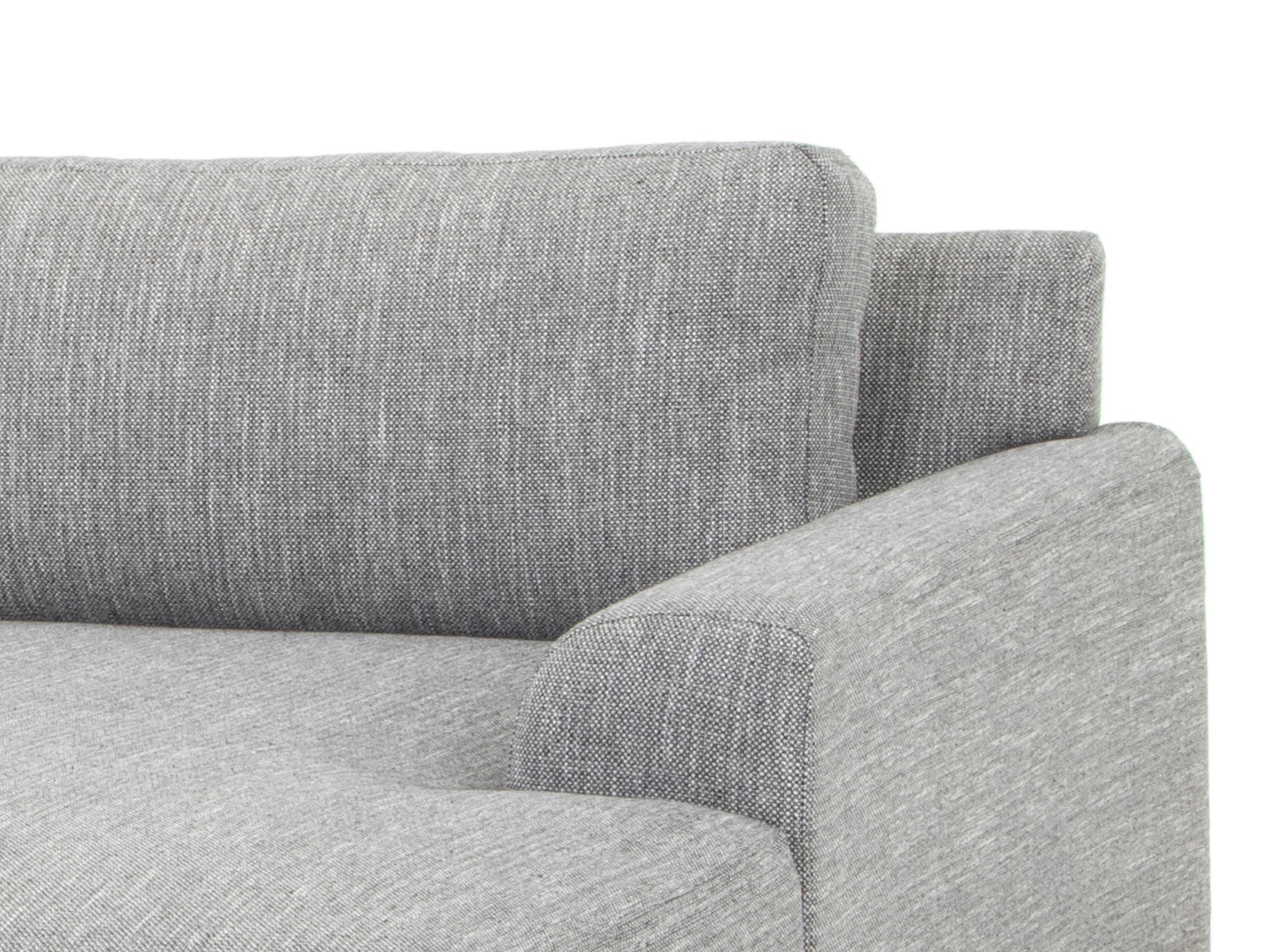Sophia 3S Right Chaise Sofa - Graphite Grey - Sofas