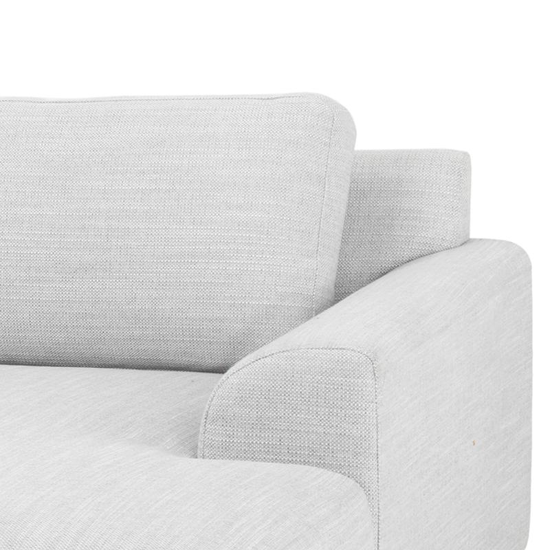 Sophia 3S Right Chaise Sofa - Light Texture Grey - Sofas