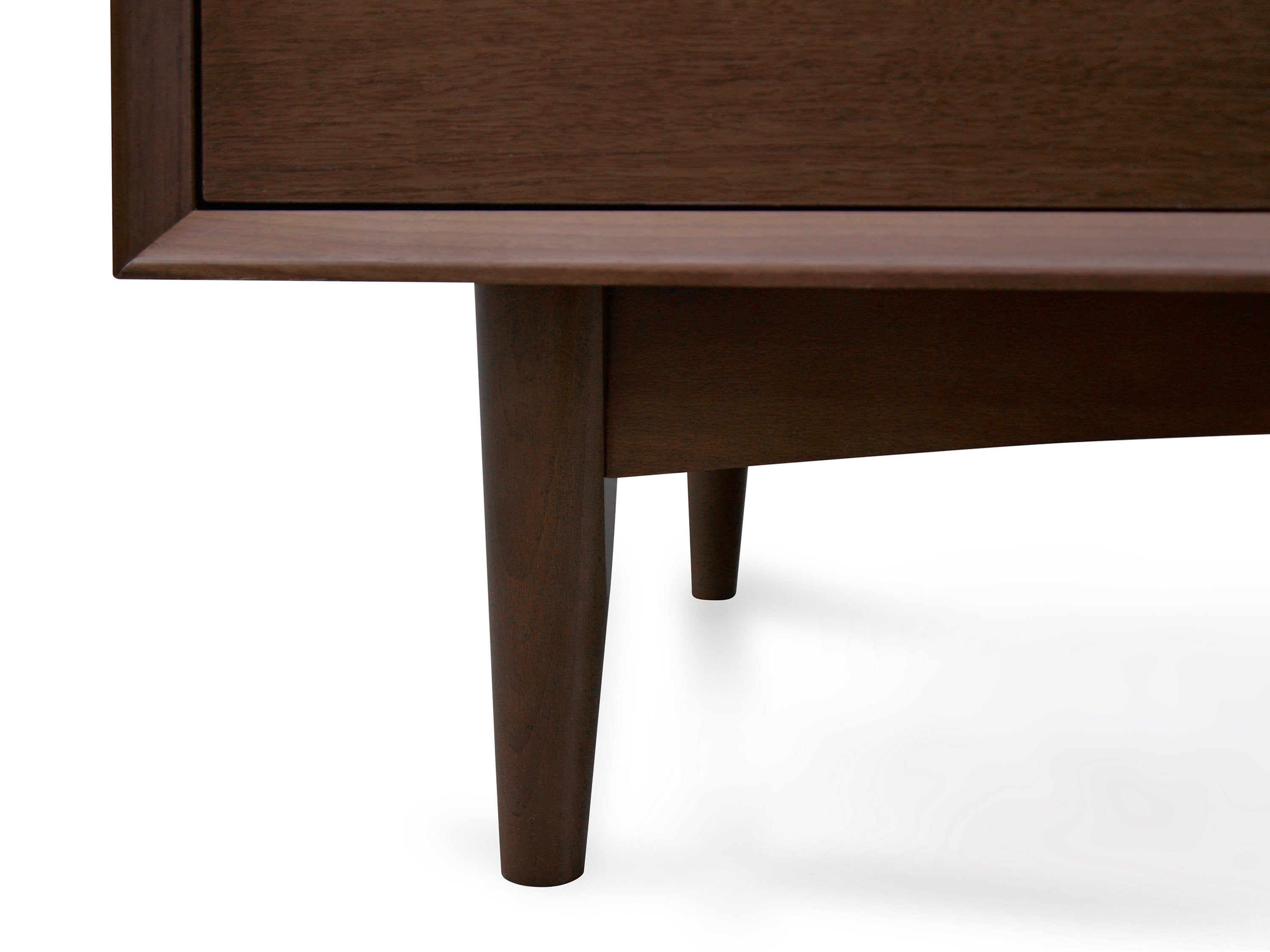 Stella 3 Drawer Chest Scandinavian Design - Walnut - Dressers