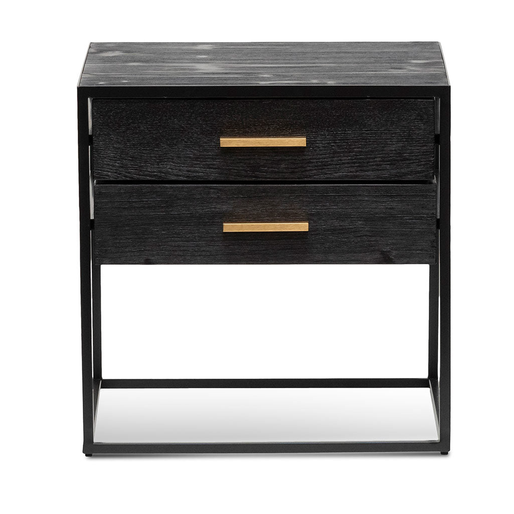 Sylas Side Table - Full Black - Bedside Tables