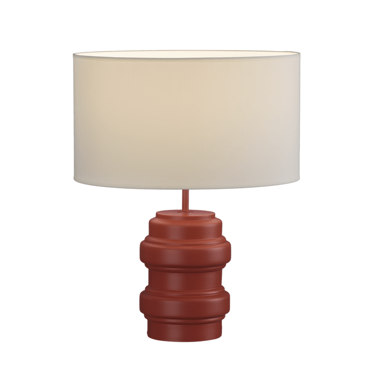 Table Lamp Emira / Polyresin & Cotton - Table Lamps