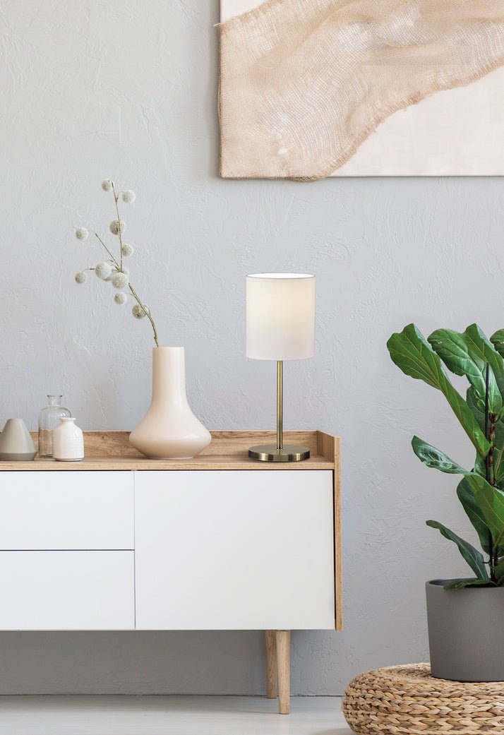 Table Lamp Martin / Metal & Cotton - Table Lamps