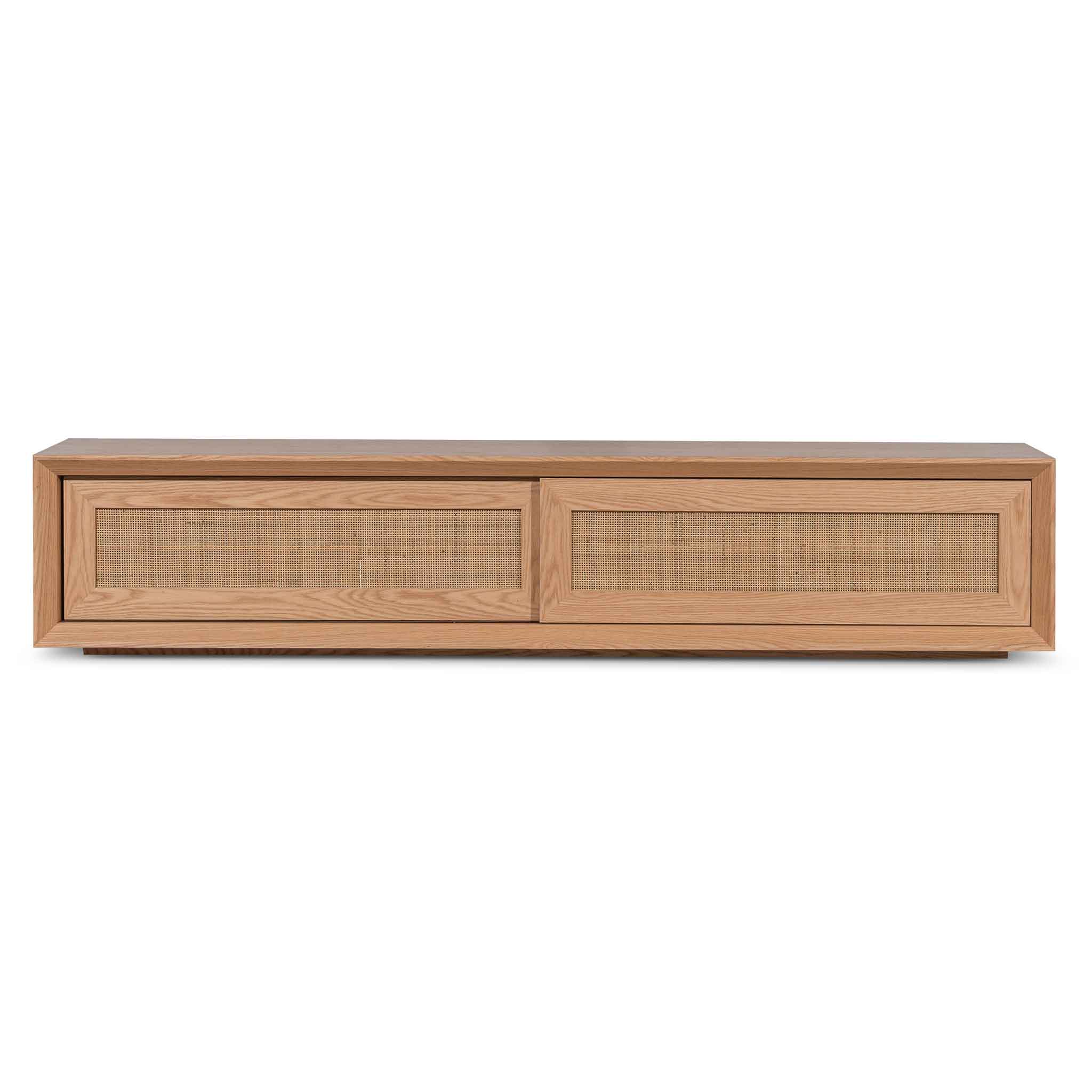 Talia Rattan Doors TV Entertainment Unit - Natural - TV Units