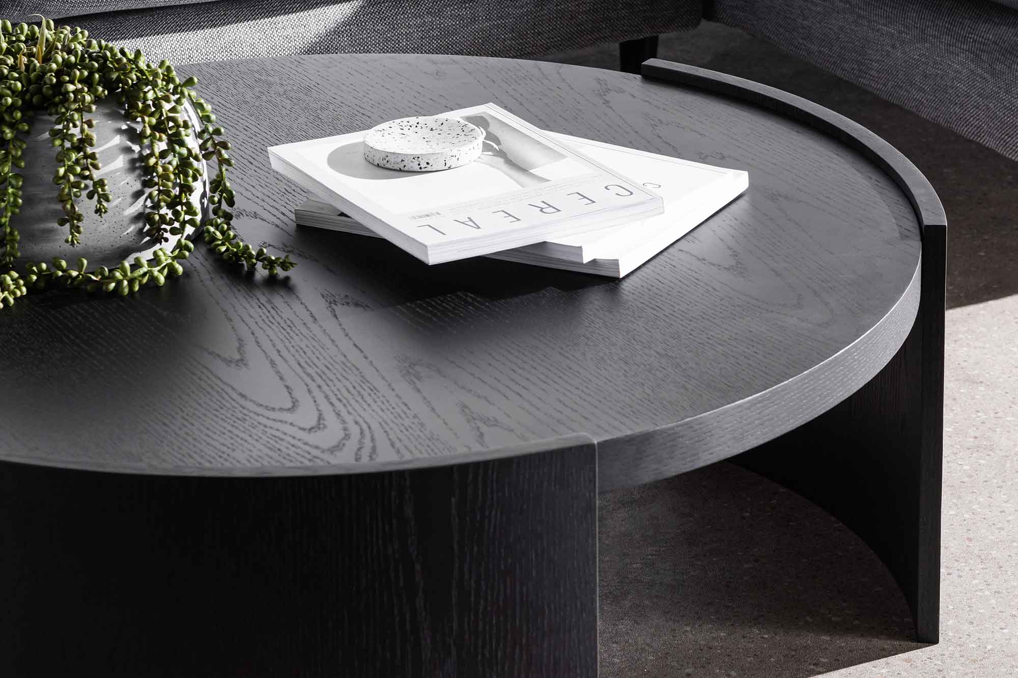 Tessa Wooden Round Coffee Table - Coffee Table